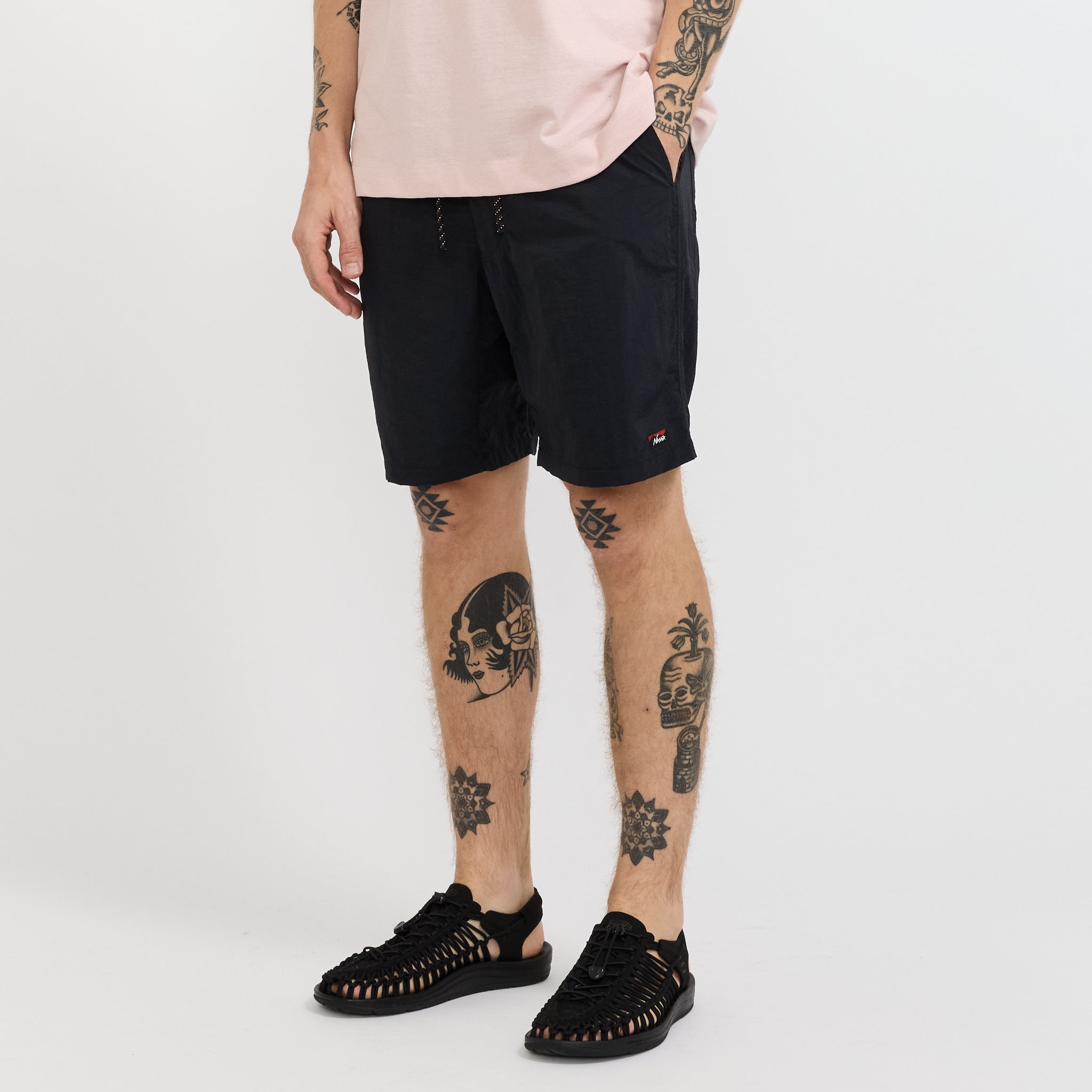 NANGA NYLON TUSSER EASY SHORTS ブラック　M Nanga Nylon Tusser Easy Shorts Black | Maplestore