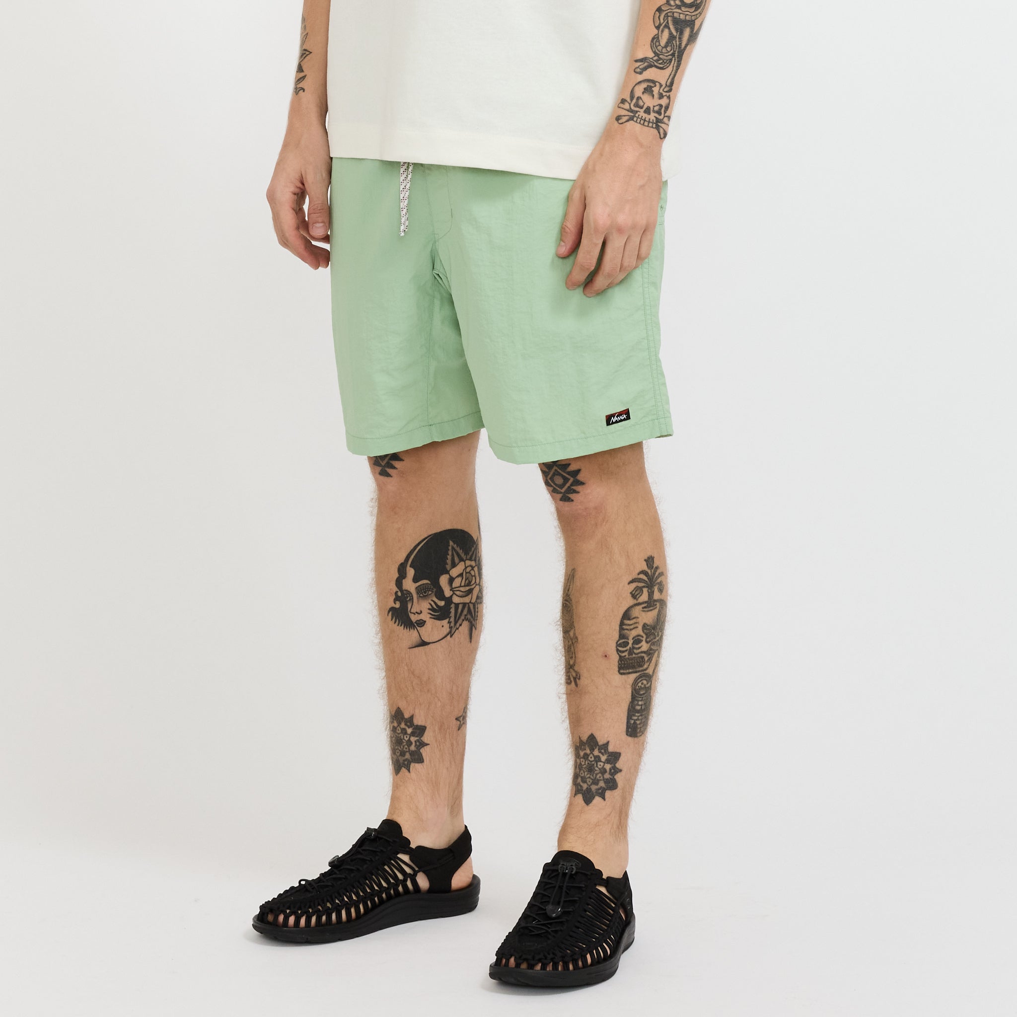 Nylon Tusser Easy Shorts Light Green
