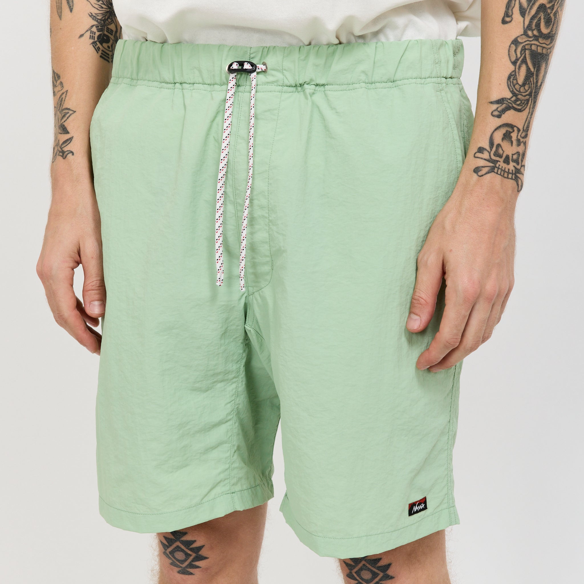 Nylon Tusser Easy Shorts Light Green