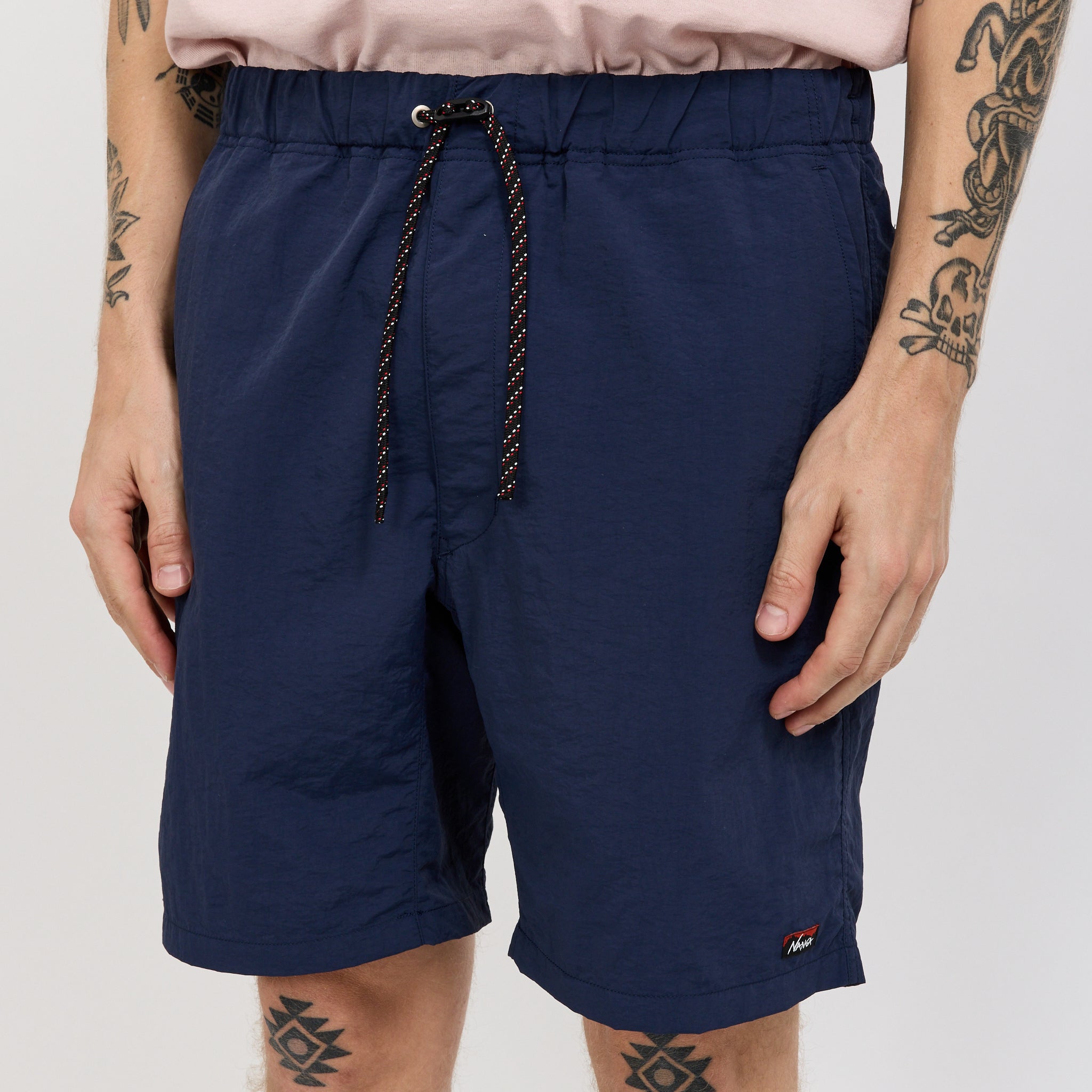 Nylon Tusser Easy Shorts Navy
