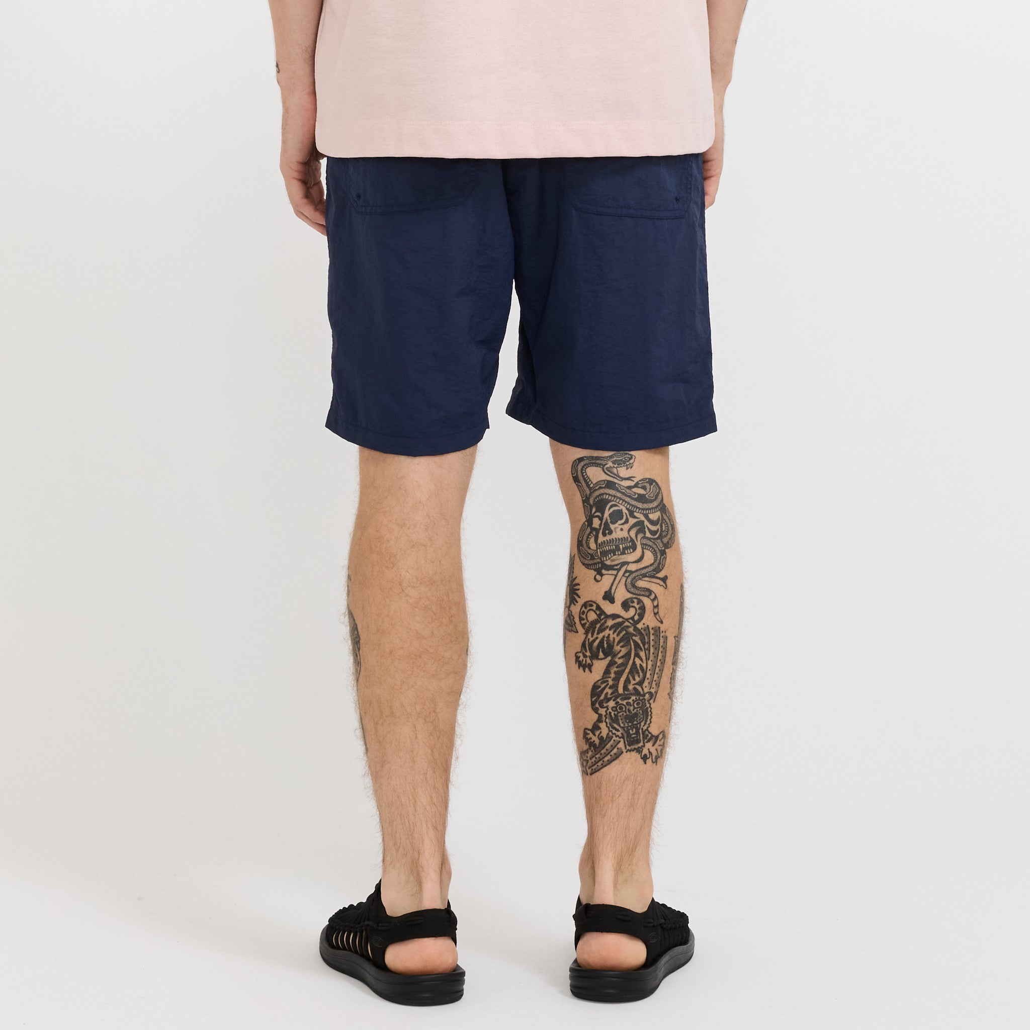 Nylon Tusser Easy Shorts Navy