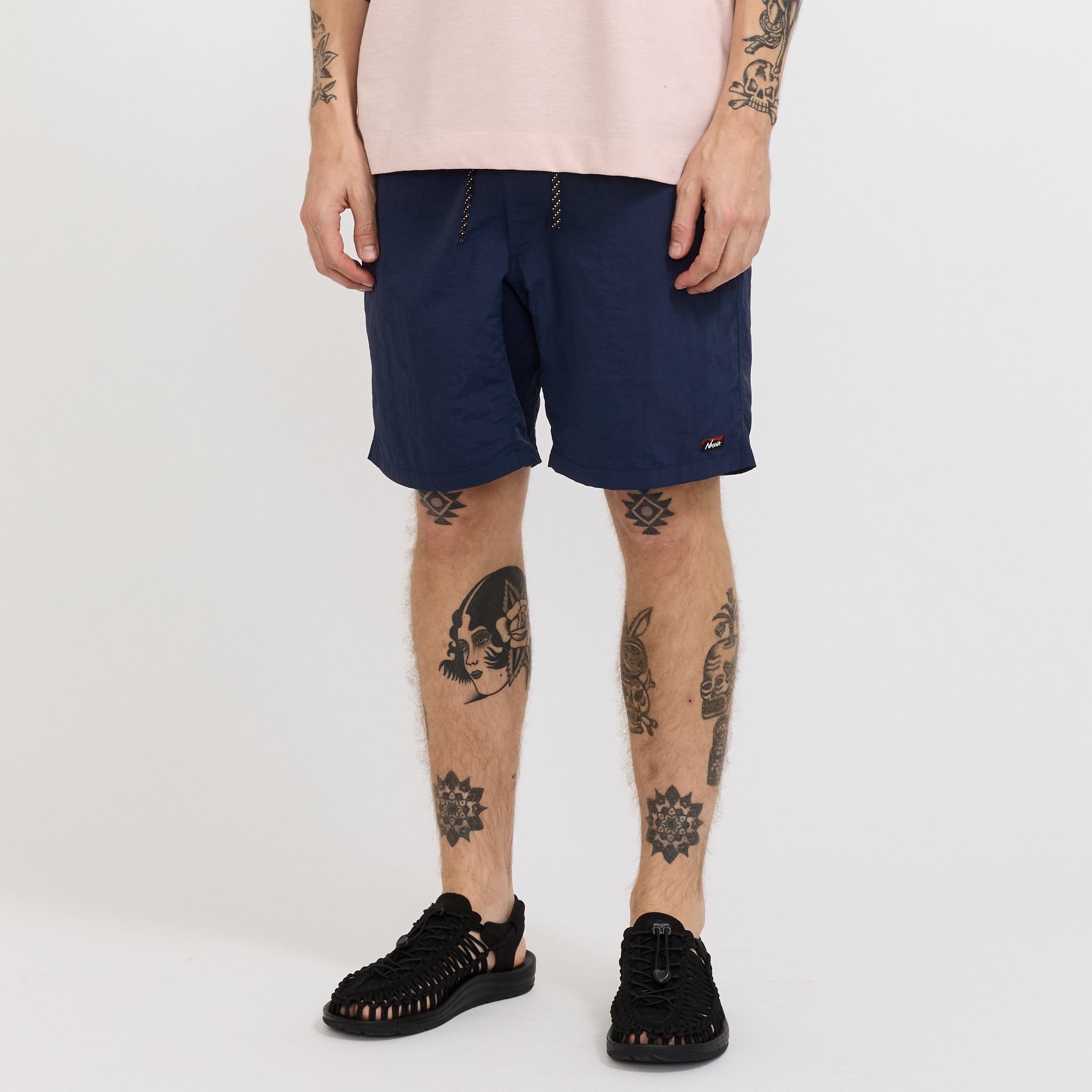 Nylon Tusser Easy Shorts Navy