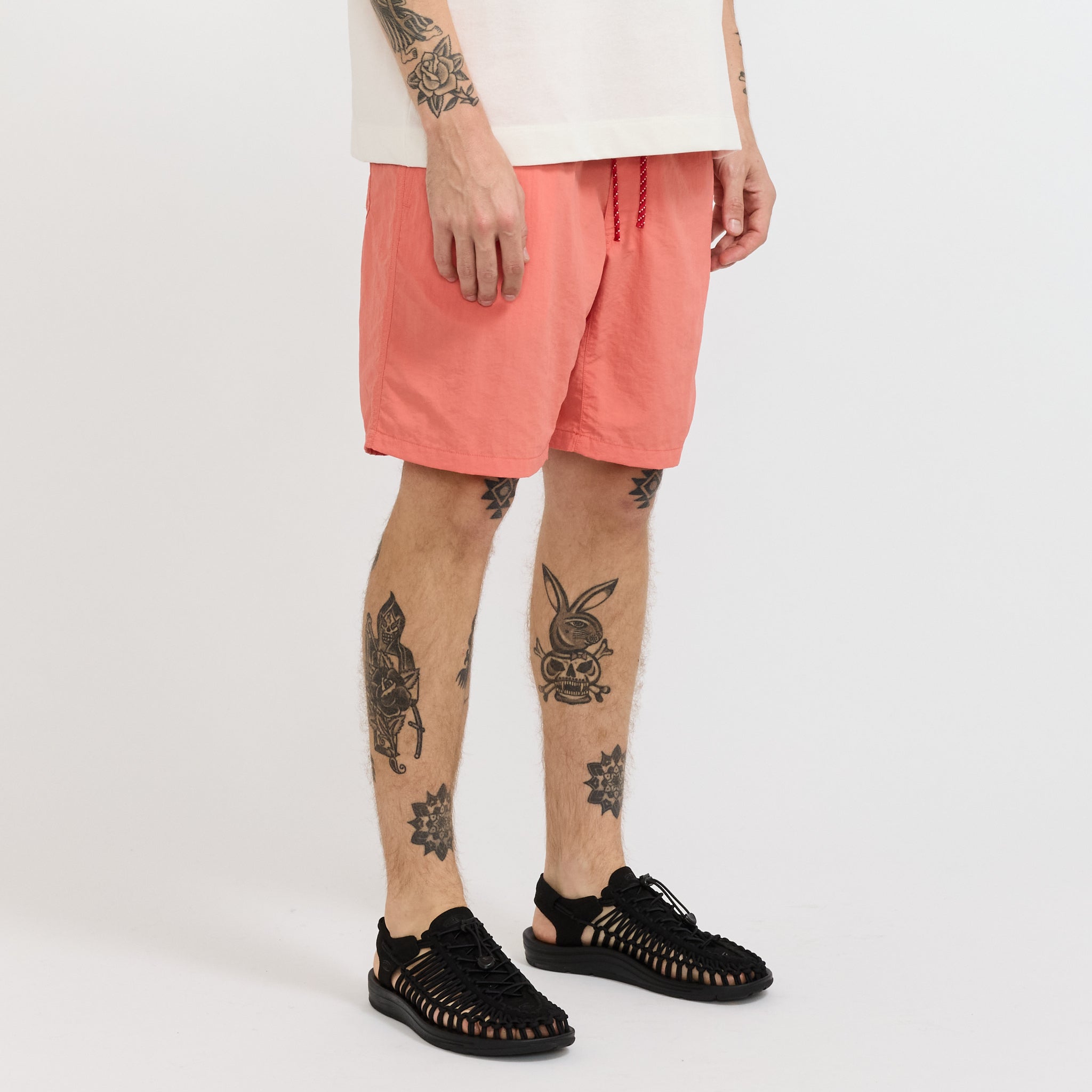 Nylon Tusser Easy Shorts Orange