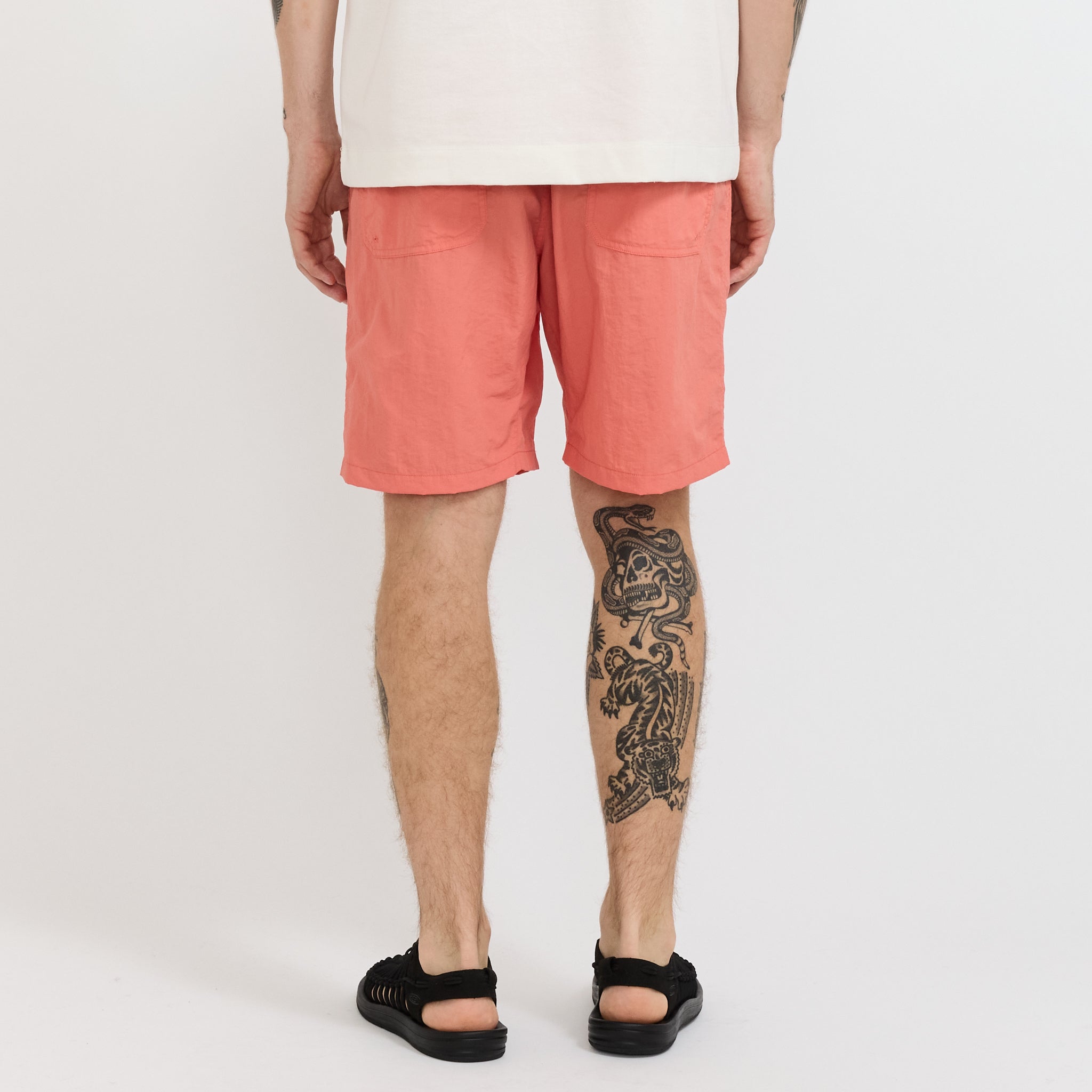 Nylon Tusser Easy Shorts Orange