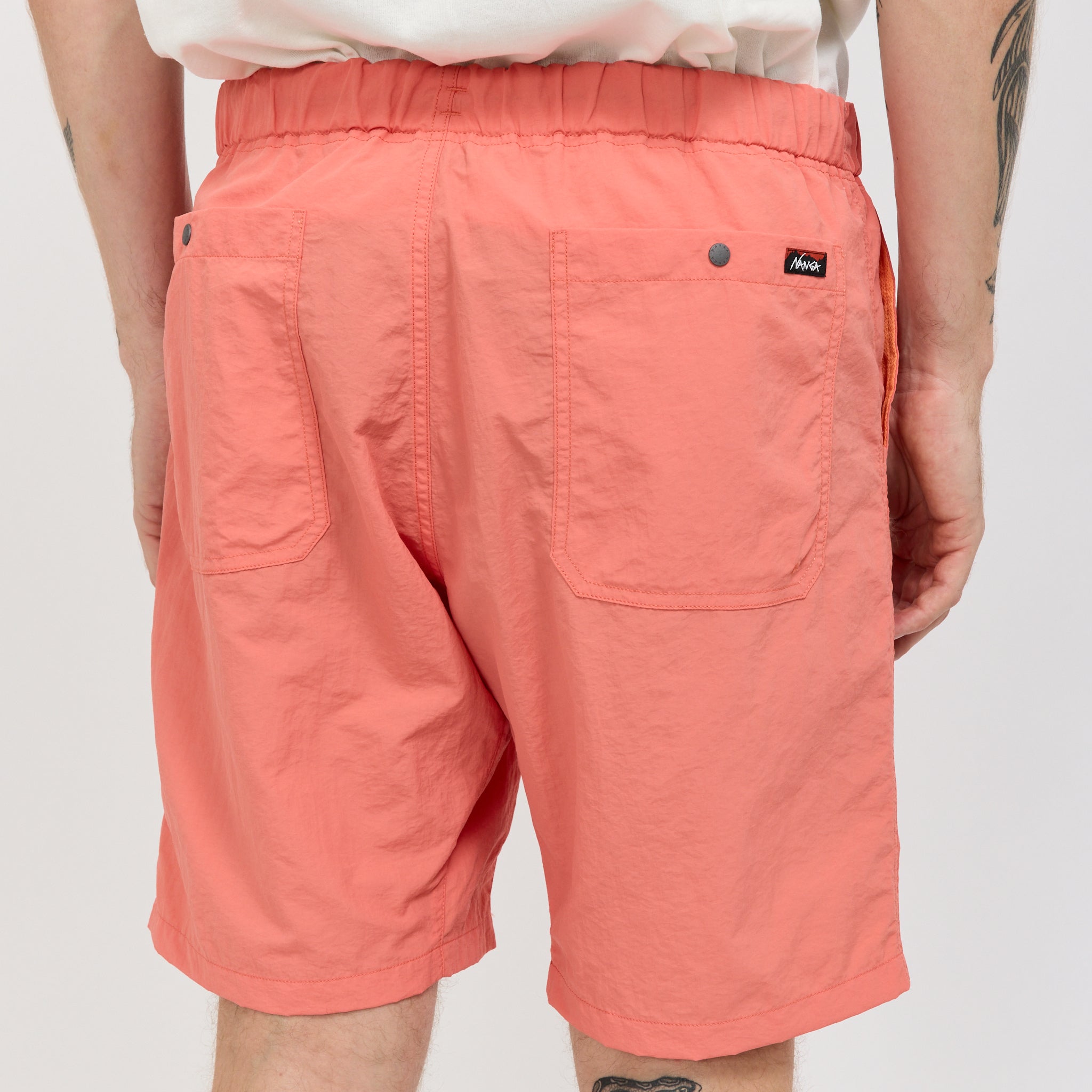 Nylon Tusser Easy Shorts Orange