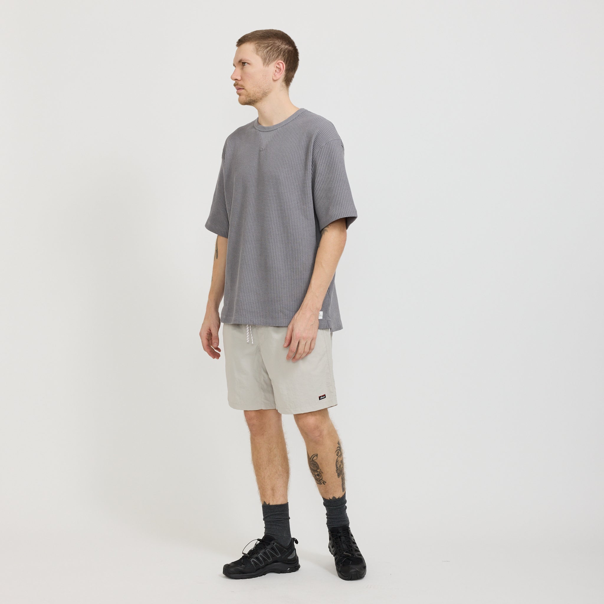 Nylon Tusser Easy Shorts Ivory