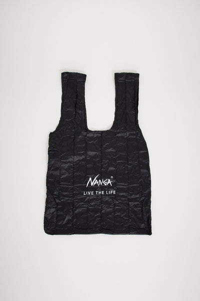 NANGA | Pocketable Eco Bag Black | Maplestore