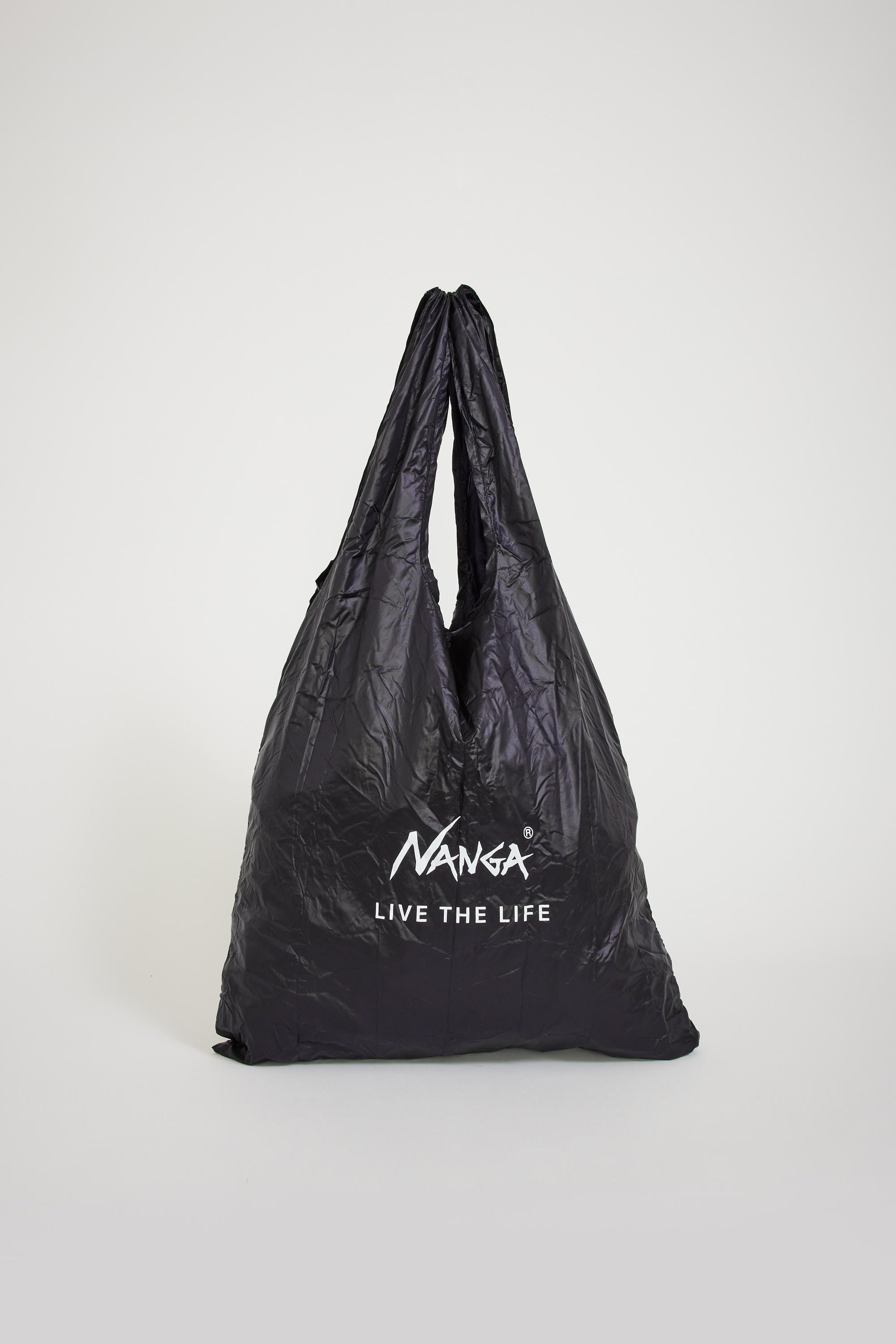 NANGA | Pocketable Eco Bag Black | Maplestore