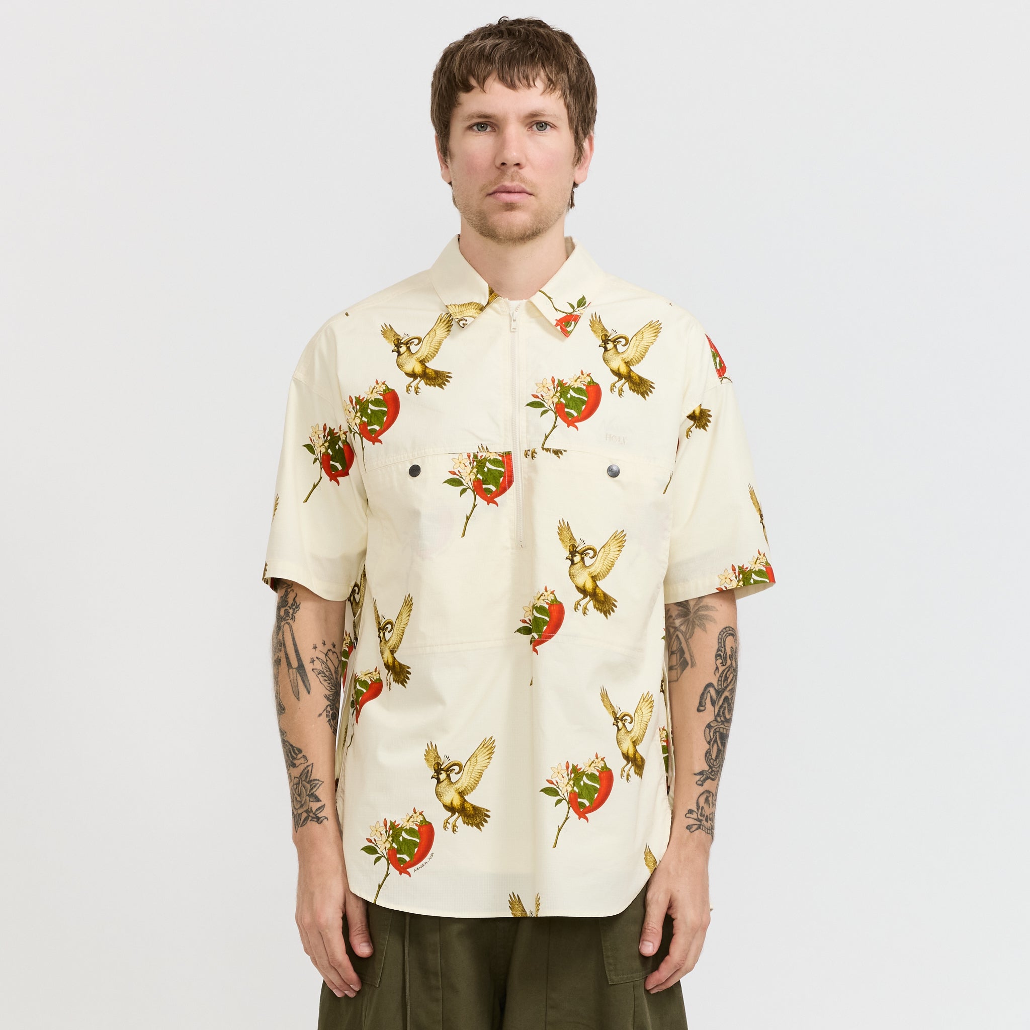 Sunnyday Work S/S Shirt Cream