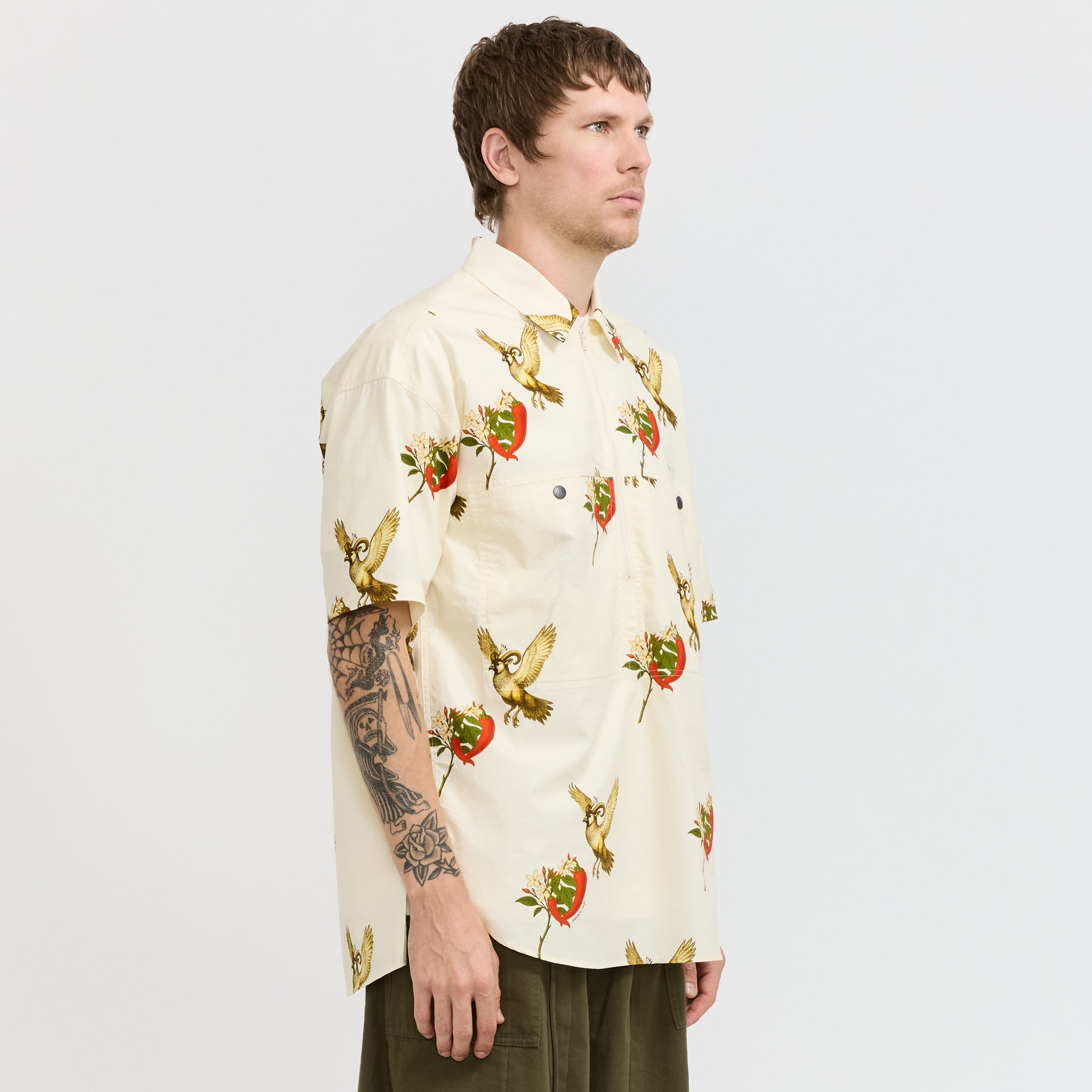 Sunnyday Work S/S Shirt Cream