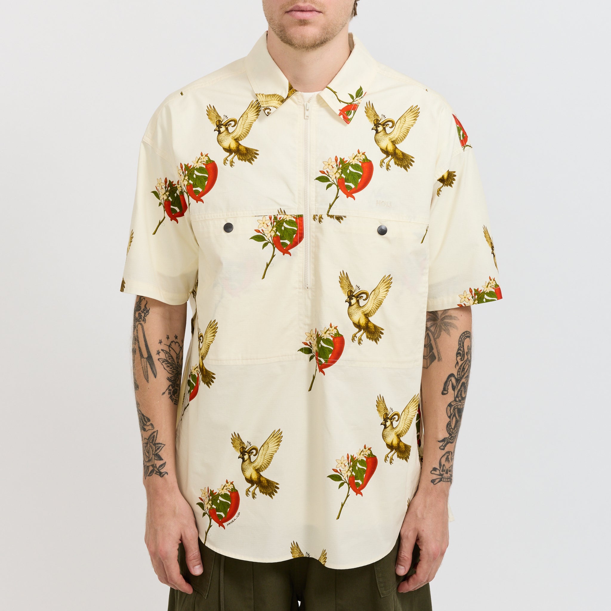 Sunnyday Work S/S Shirt Cream