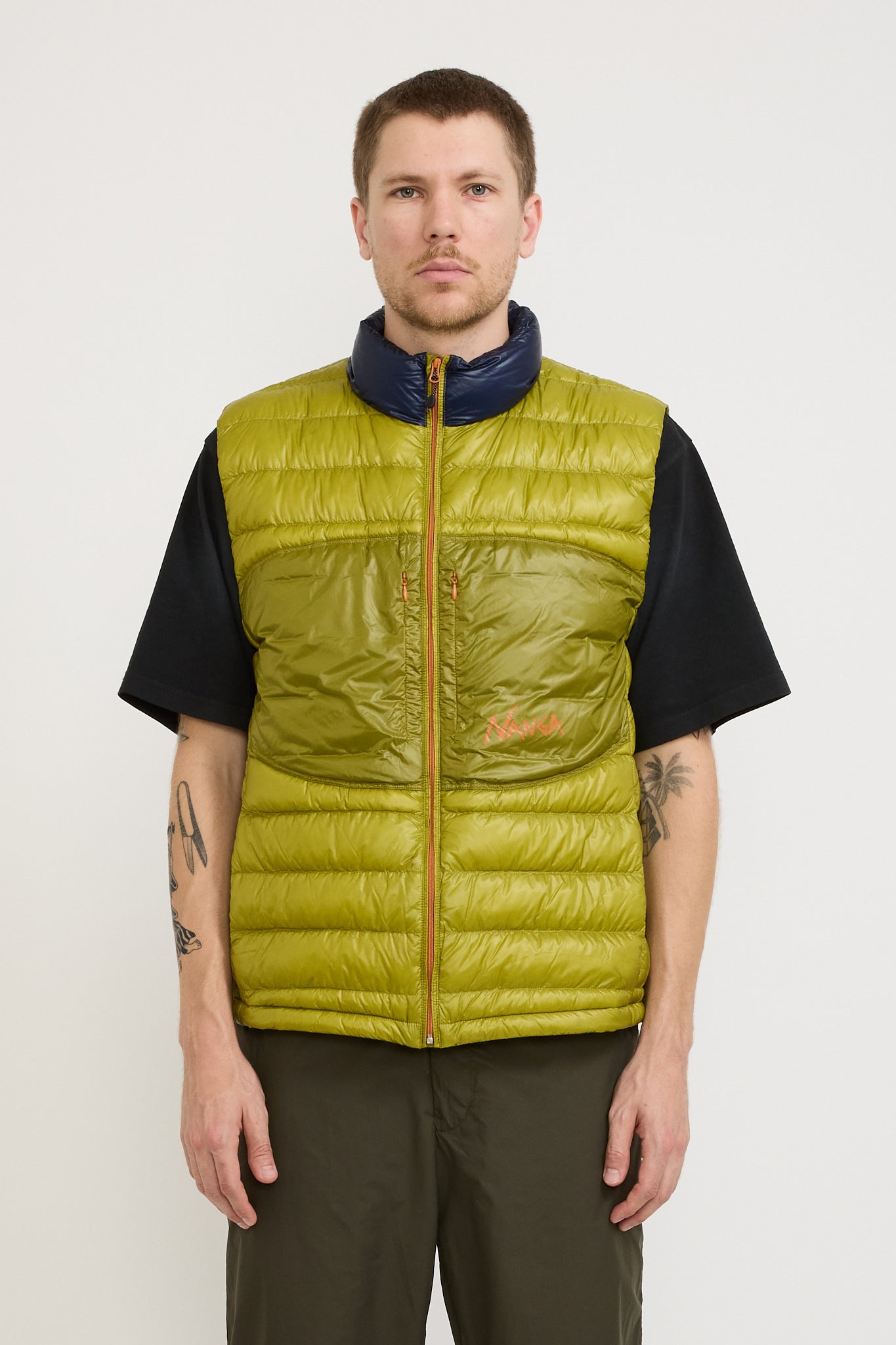 Ultralight Down Vest Packable Lime