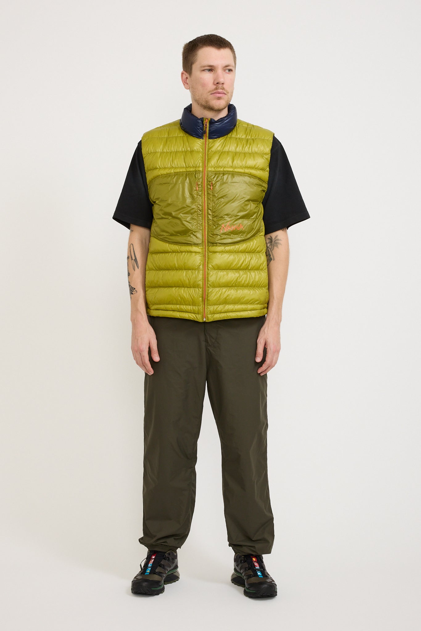 Ultralight Down Vest Packable Lime