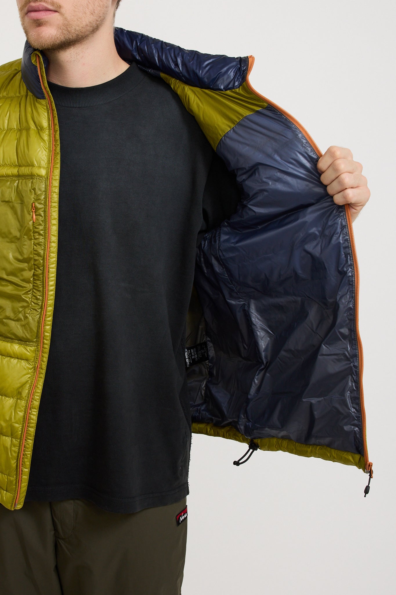 Ultralight Down Vest Packable Lime