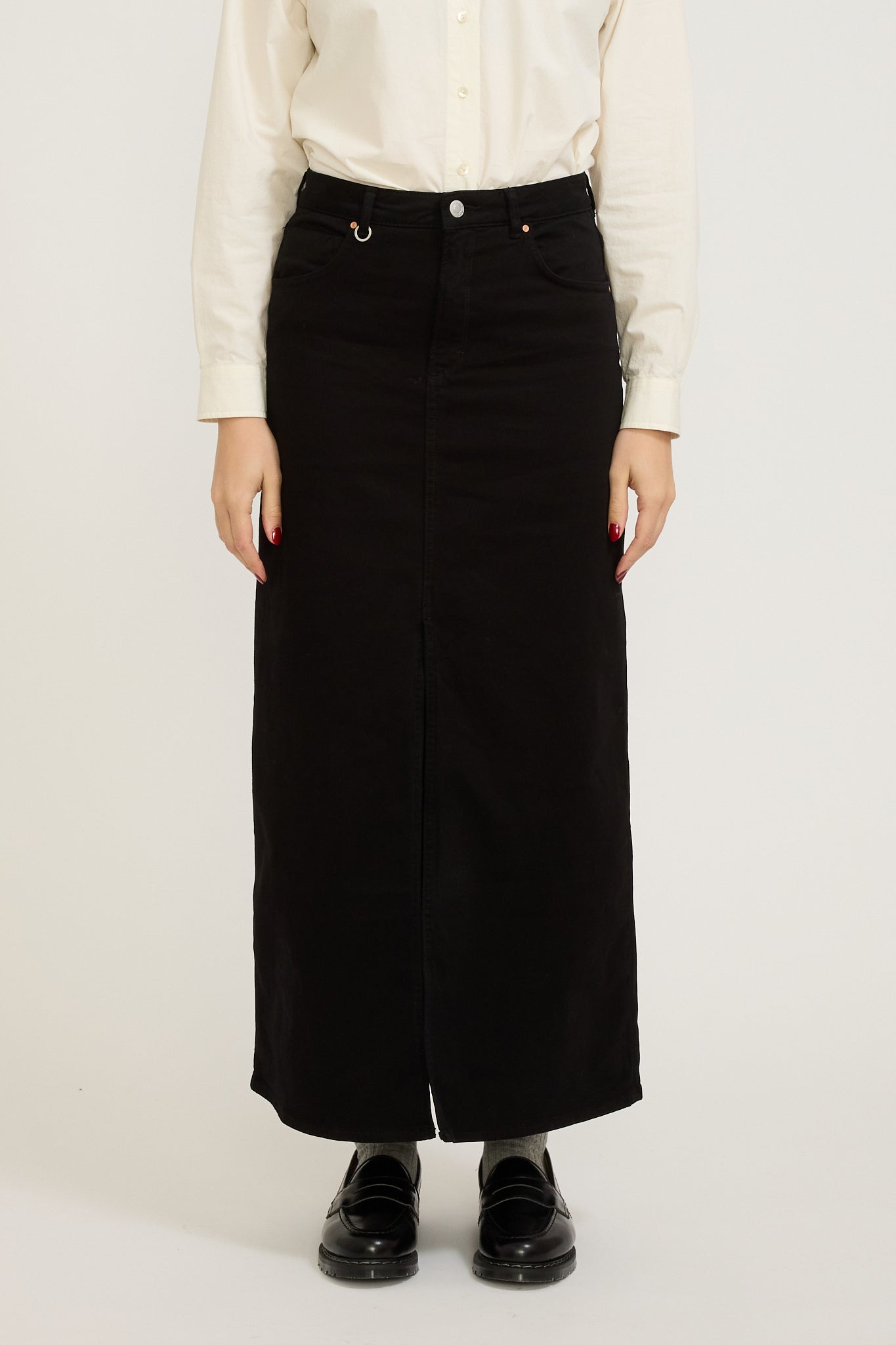 Neuw | Darcy Maxi Skirt Luxe Black | Maplestore