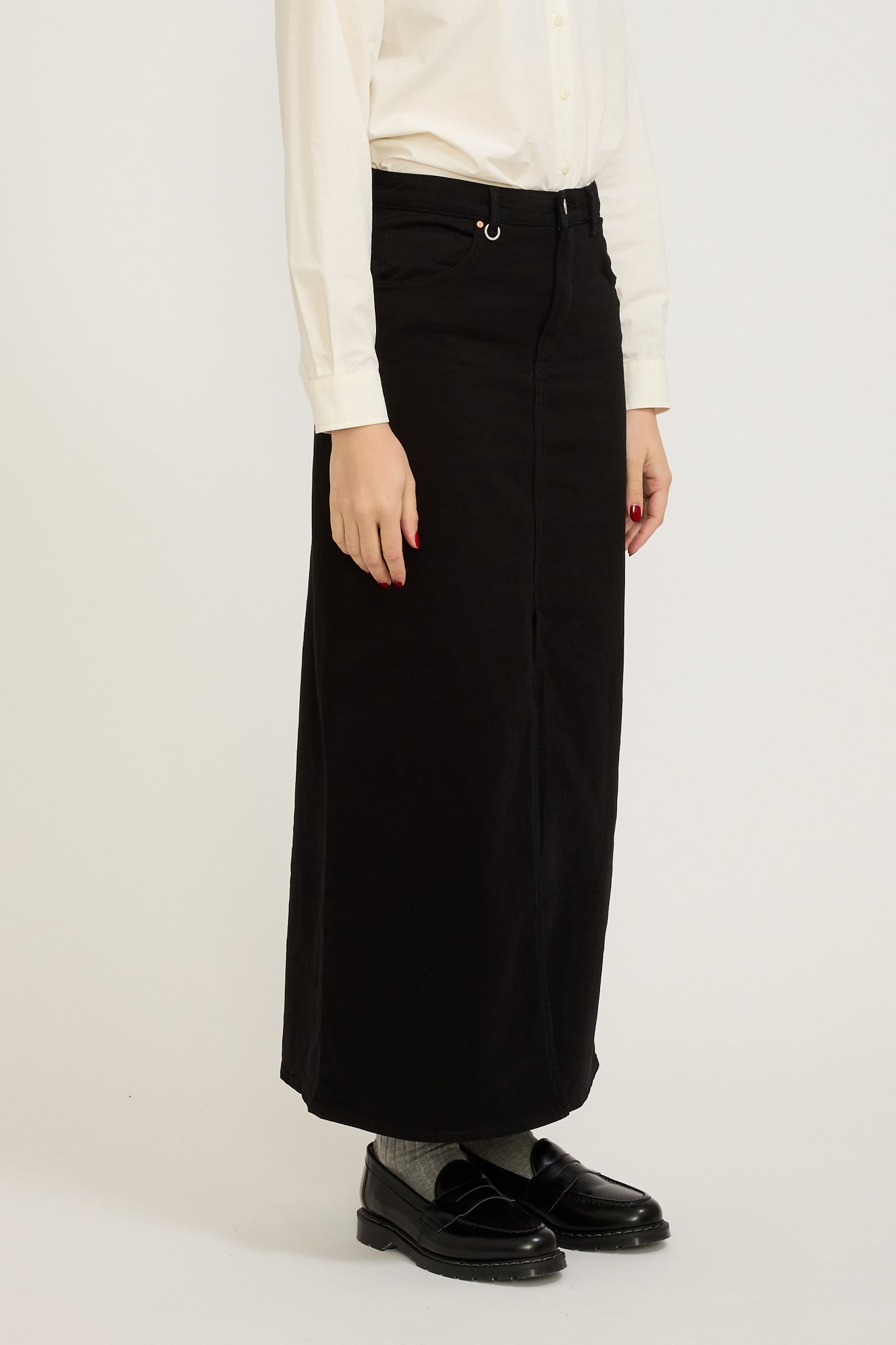 Neuw | Darcy Maxi Skirt Luxe Black | Maplestore