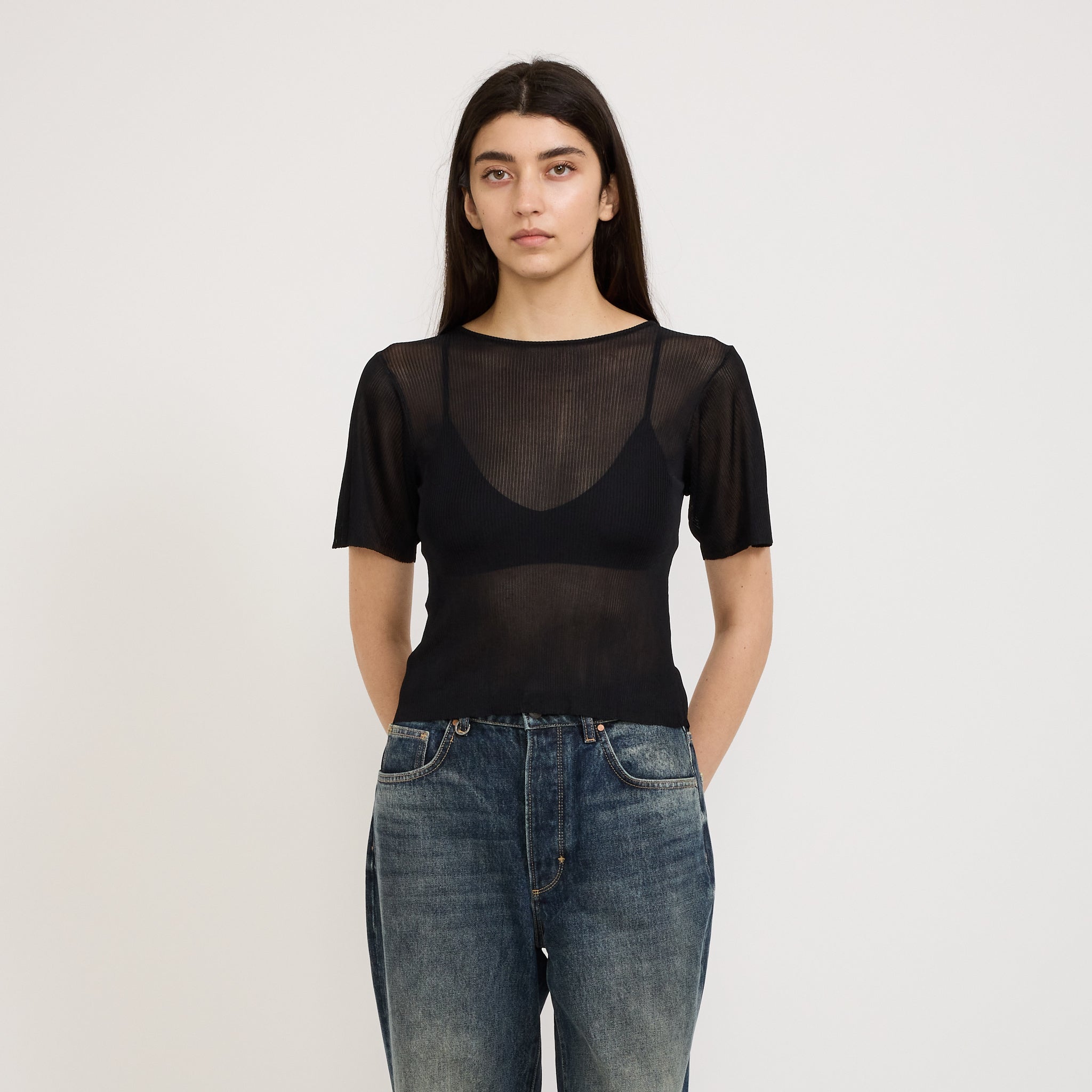 Delfine Tee Black