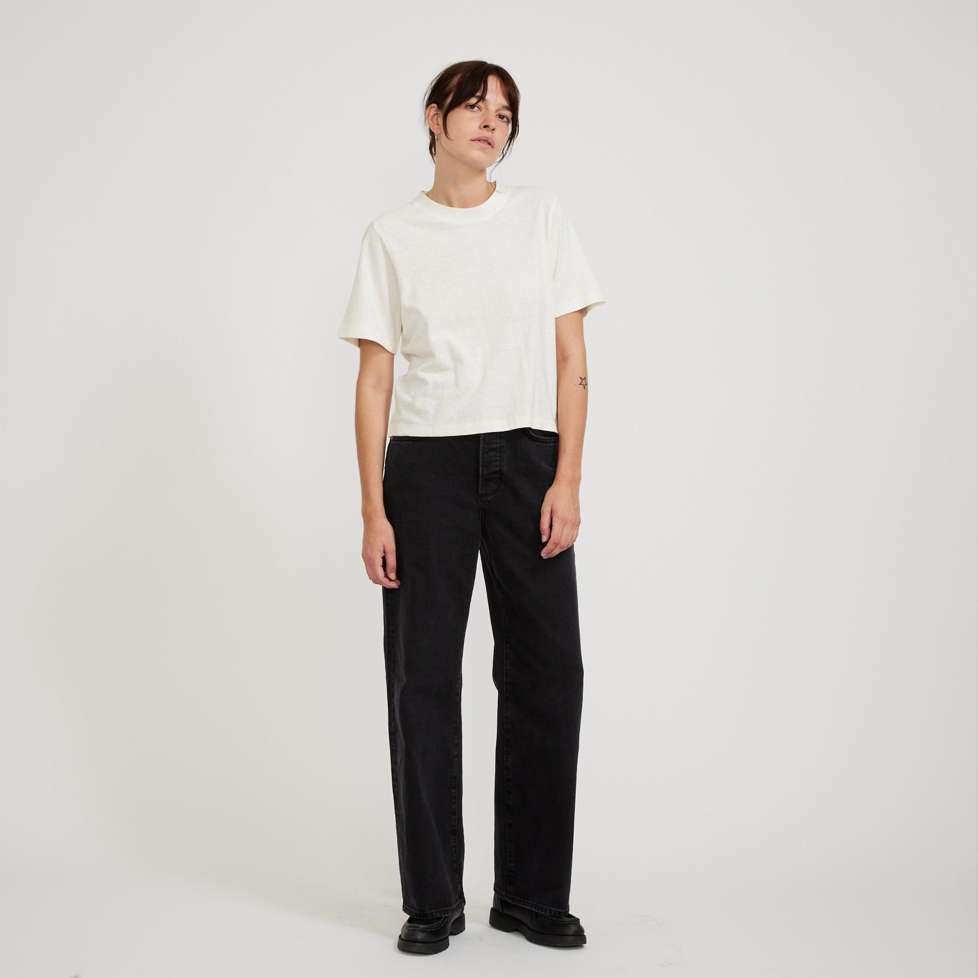 Juno Layer Tee White