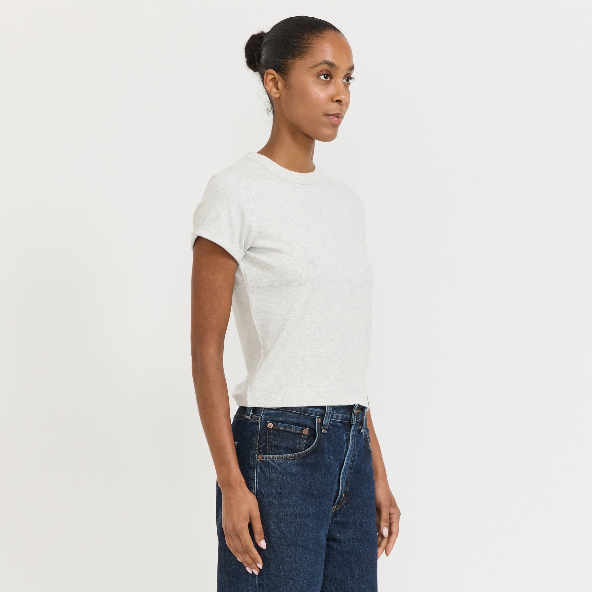 Home Body Tee Grey Marle