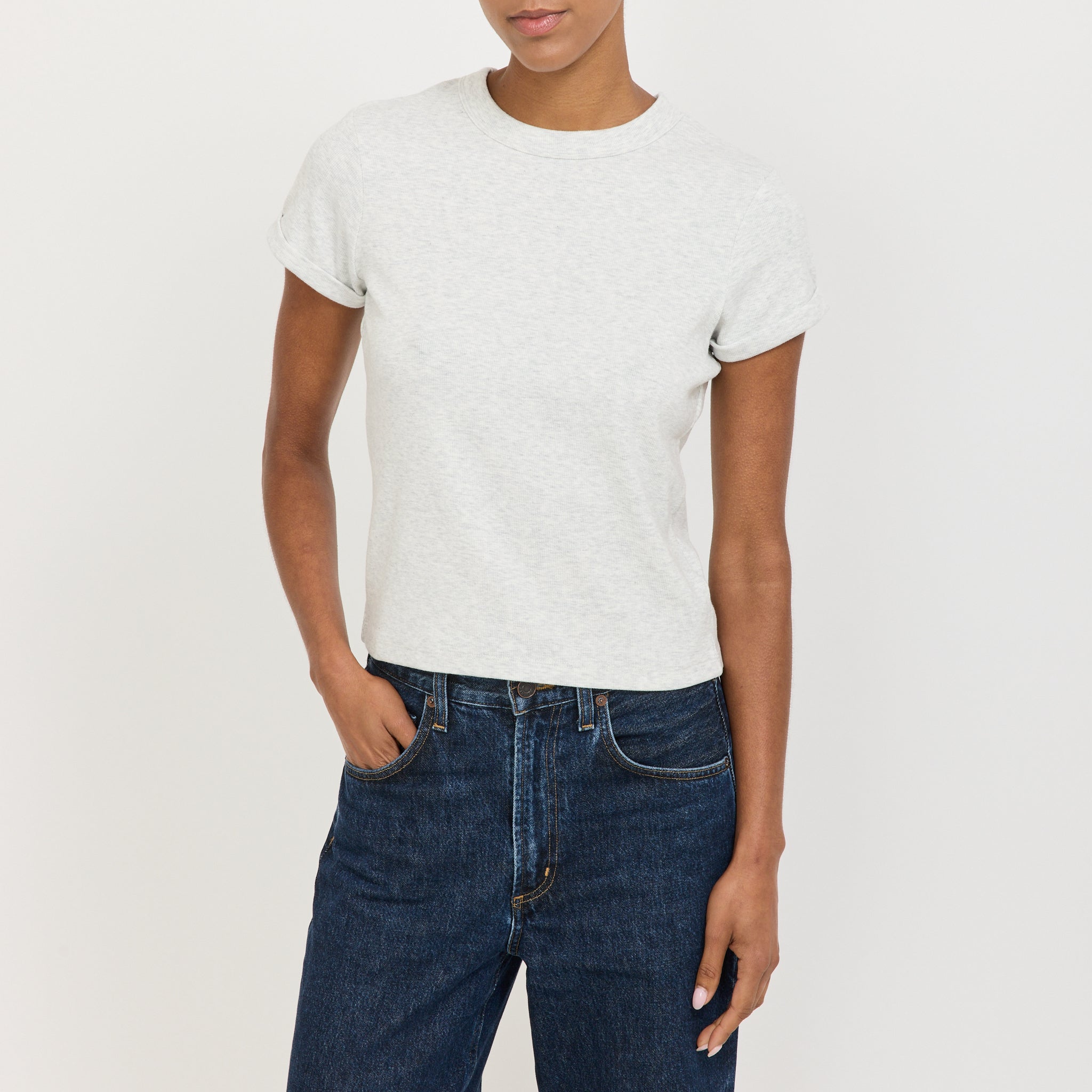 Home Body Tee Grey Marle