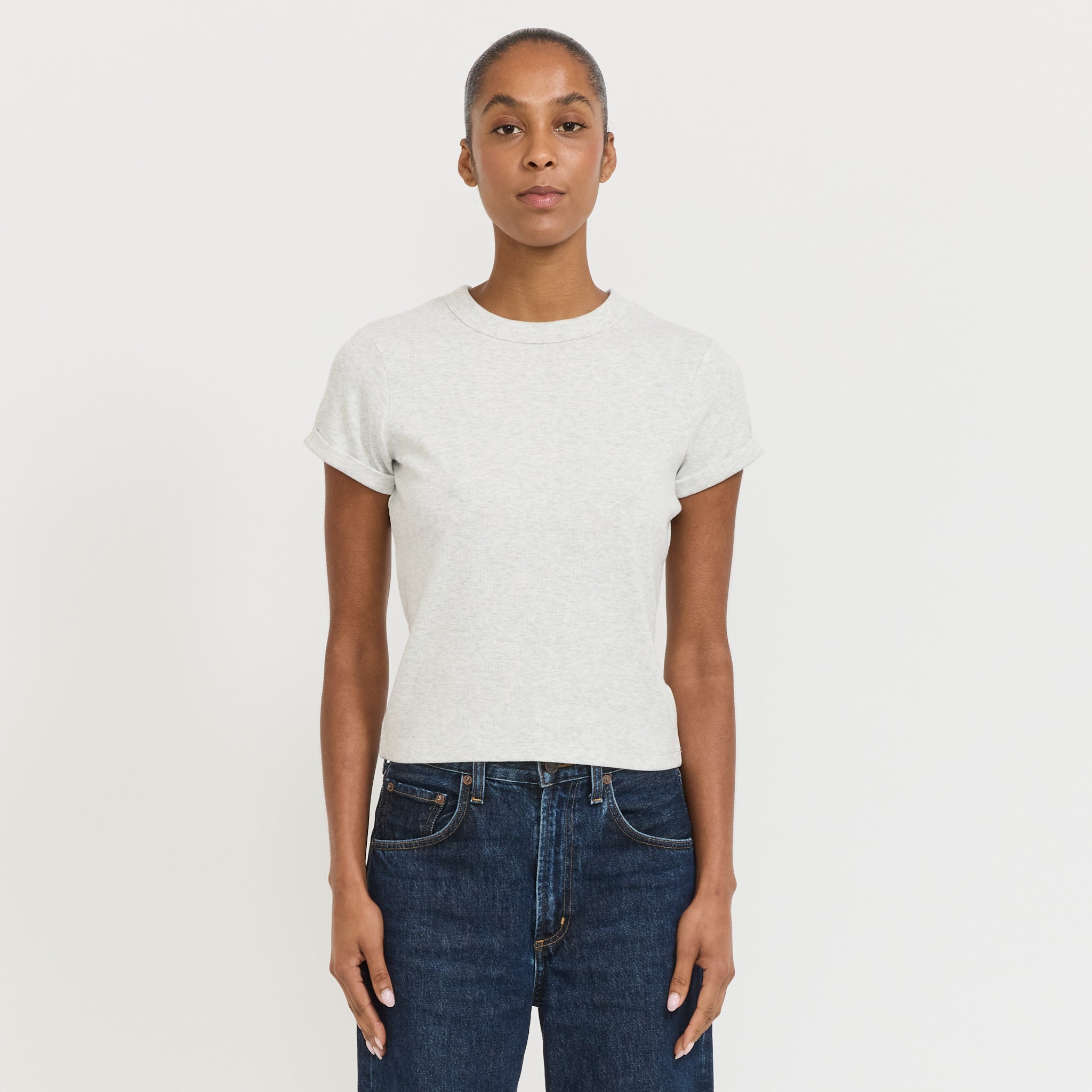 Home Body Tee Grey Marle