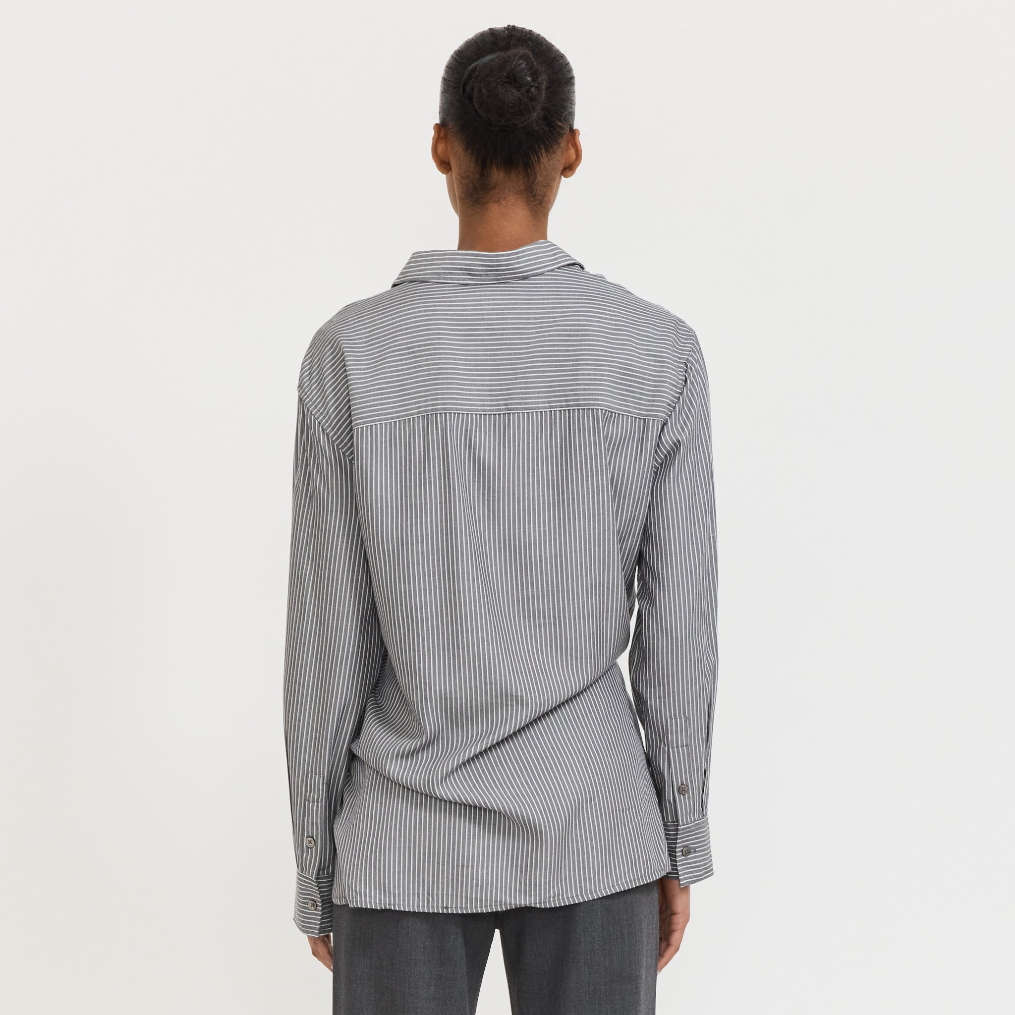 Mirage Drape Shirt Stripe