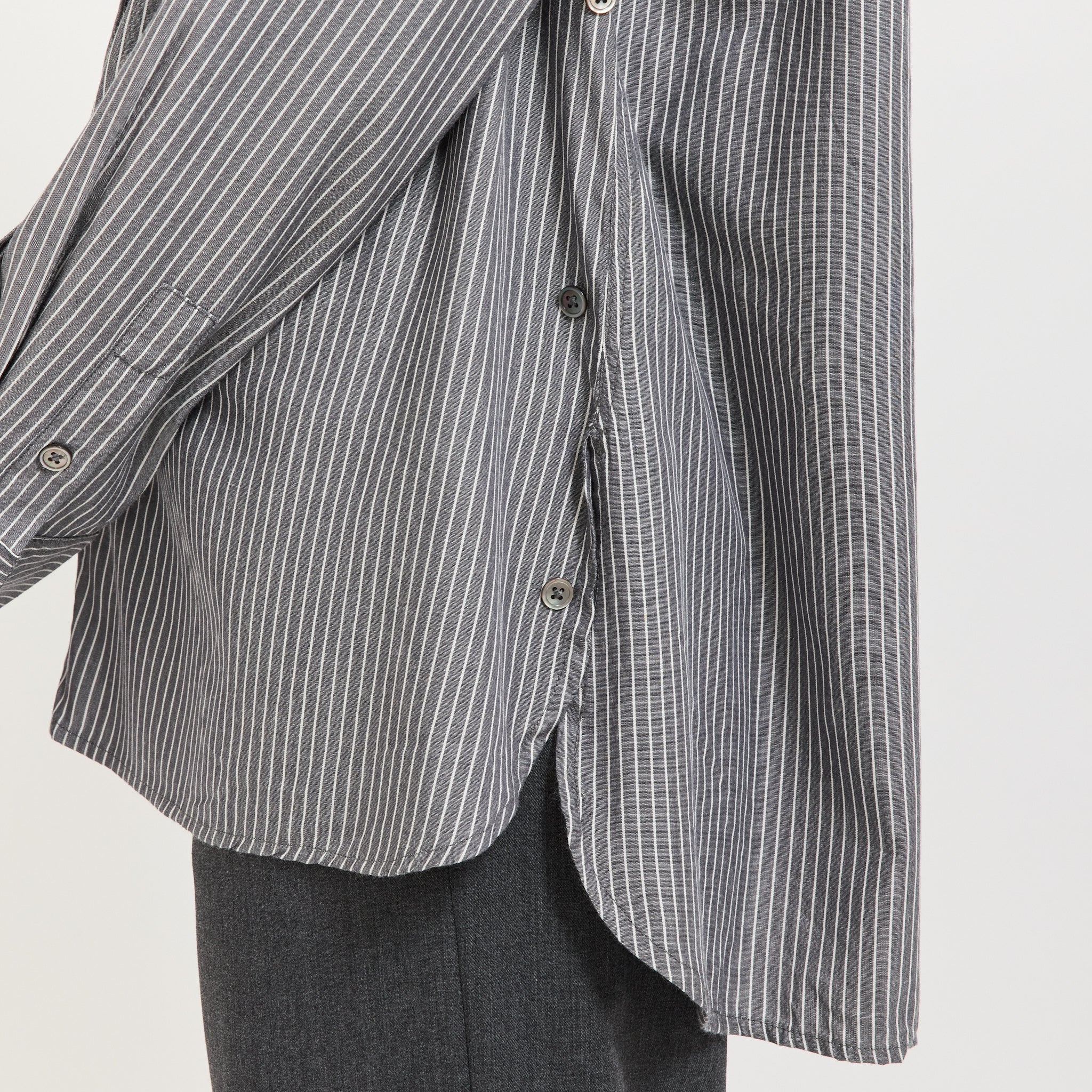 Mirage Drape Shirt Stripe
