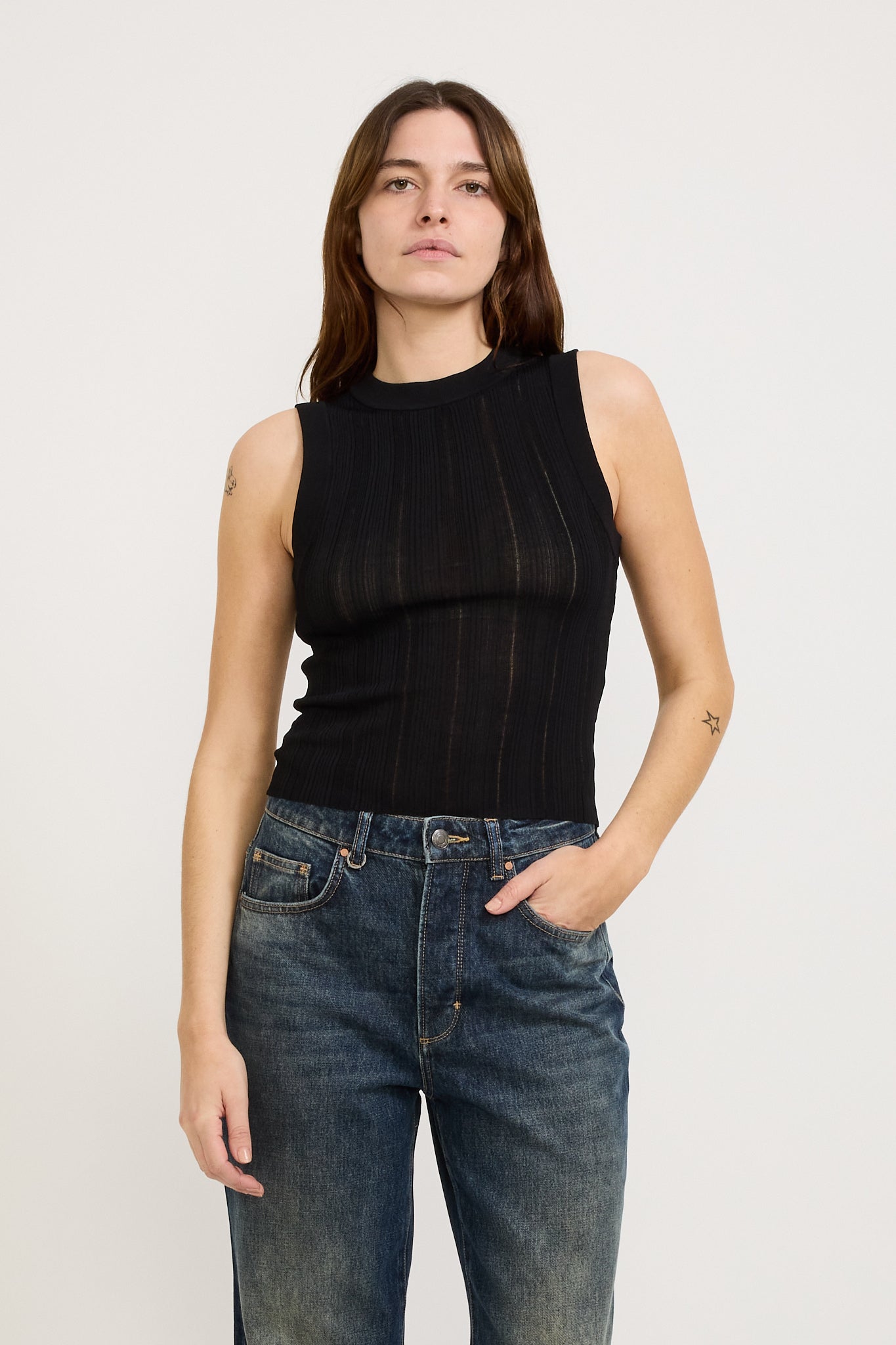 Neuw | Opal Knit Tank Black | Maplestore