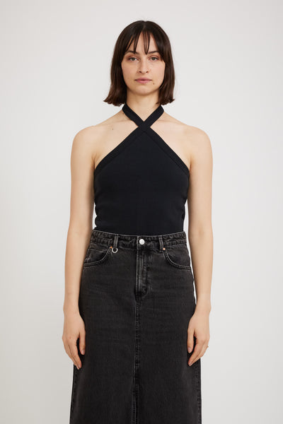Neuw | Frenchie Halter Top Black | Maplestore