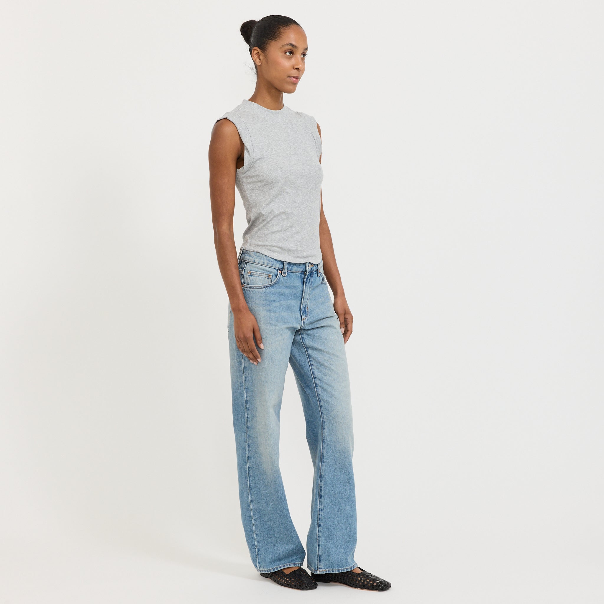 Gala Top Grey Marle
