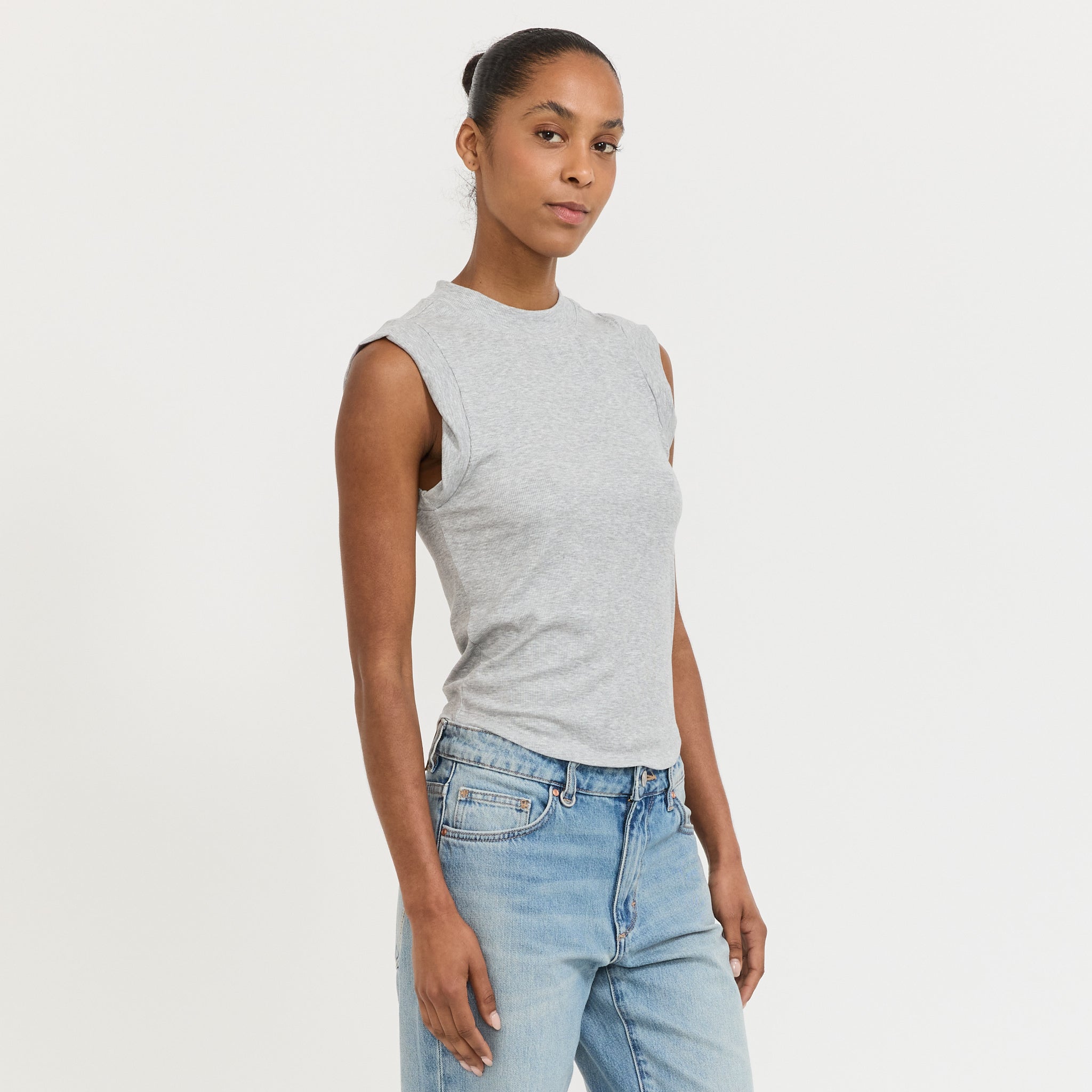 Gala Top Grey Marle