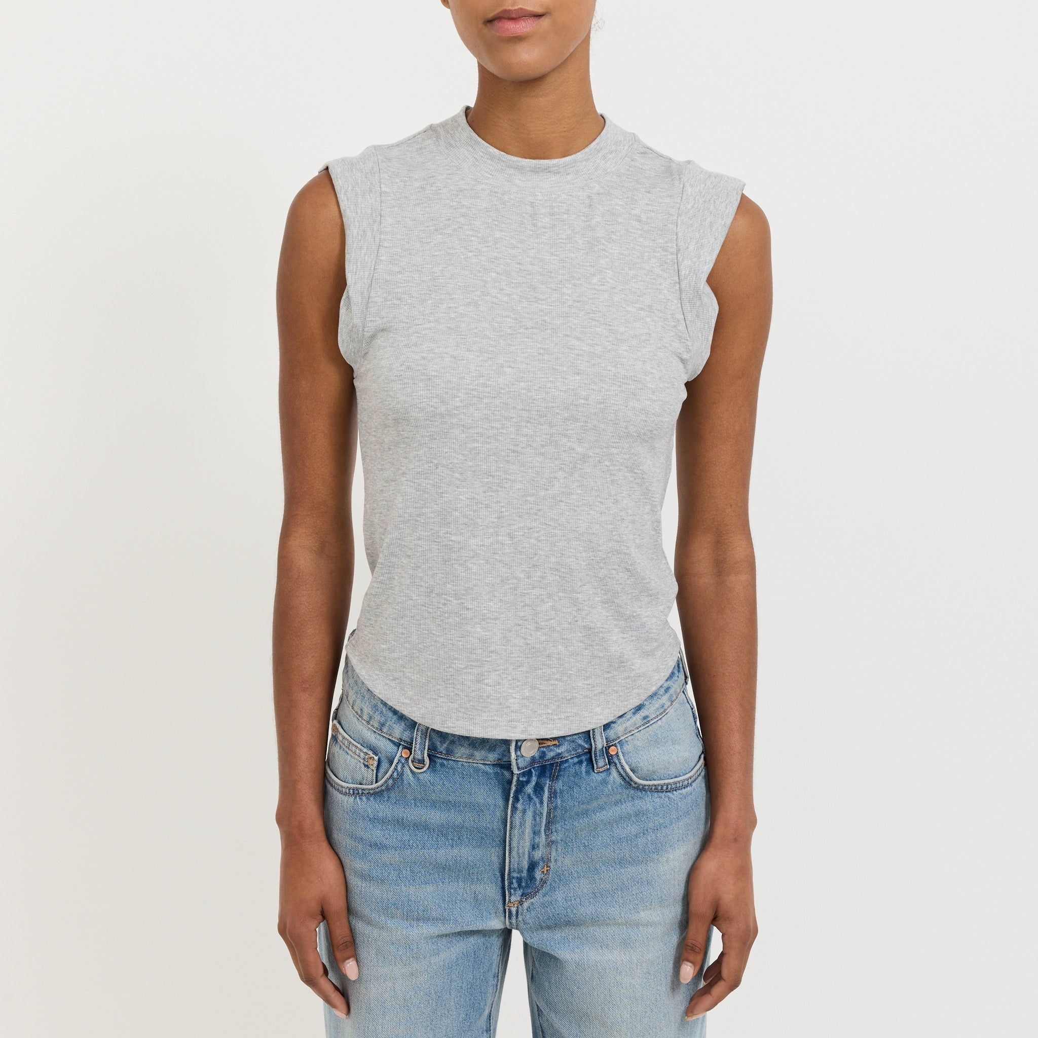 Gala Top Grey Marle