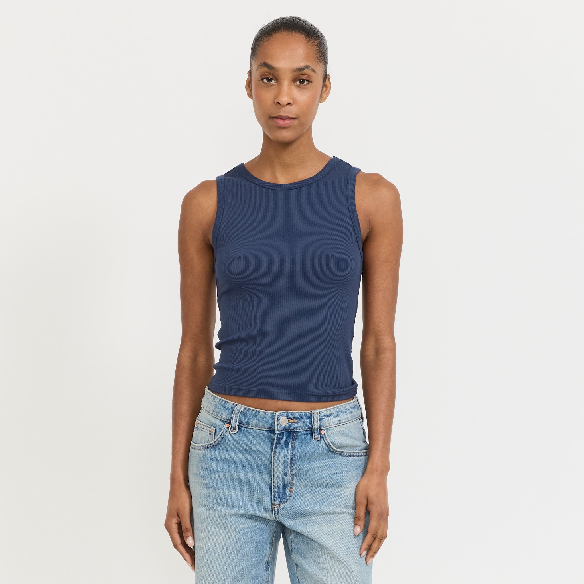 Jonesy Singlet AM Dark Navy