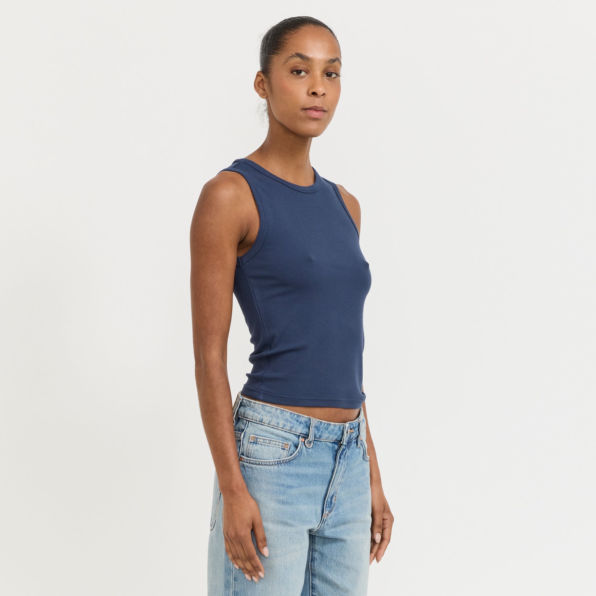 Jonesy Singlet AM Dark Navy