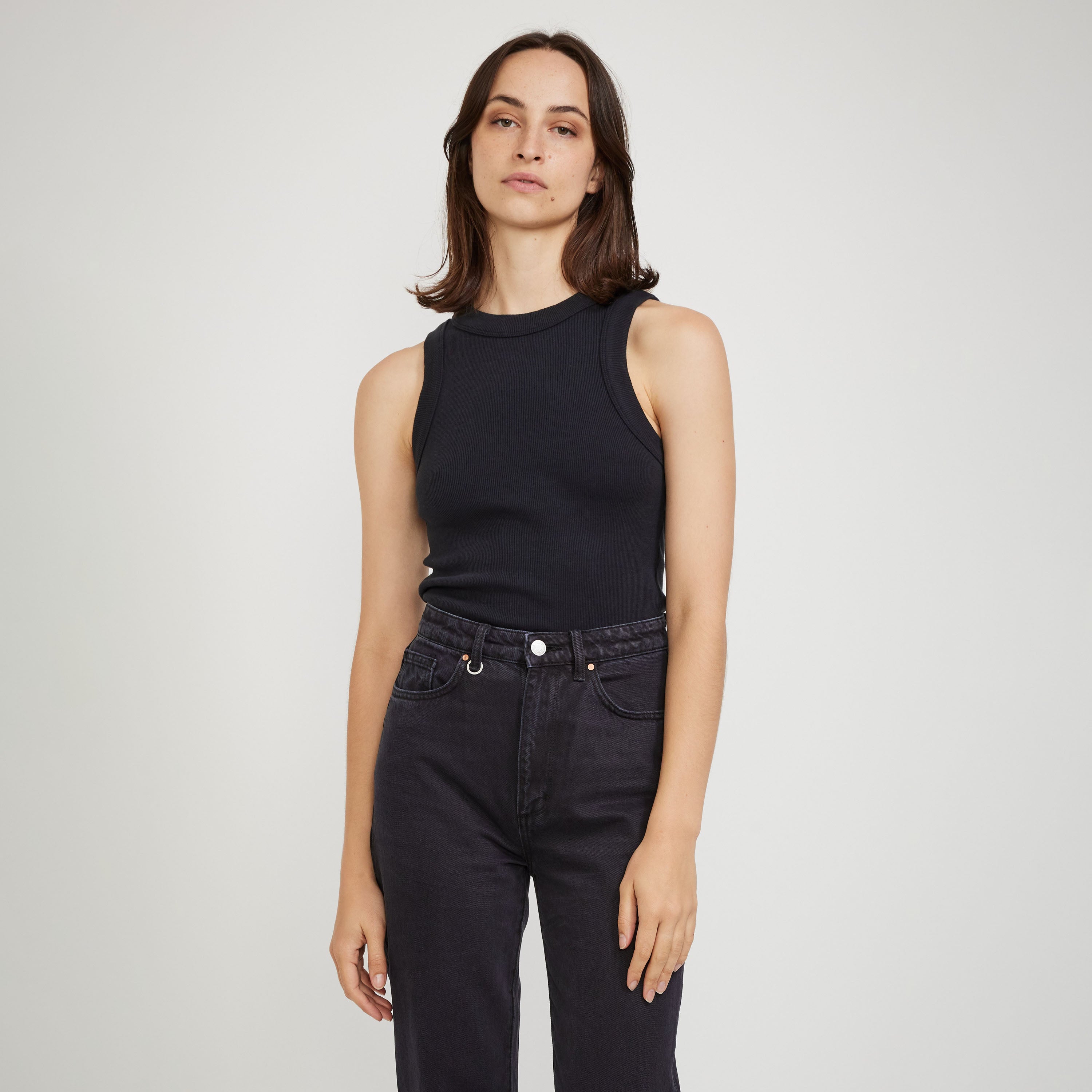 Jonesy Singlet Black
