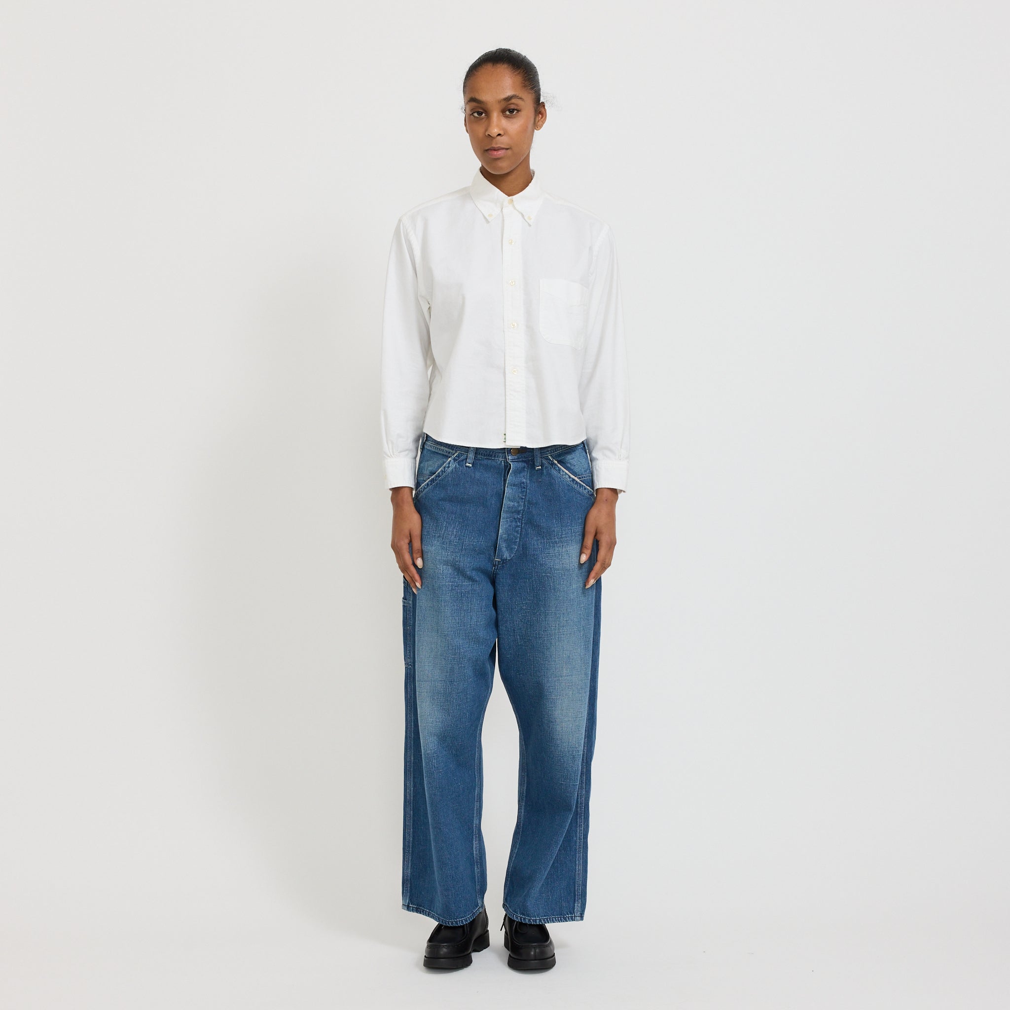 Wide Fit 30's Painter Pants Denim Used Womens
