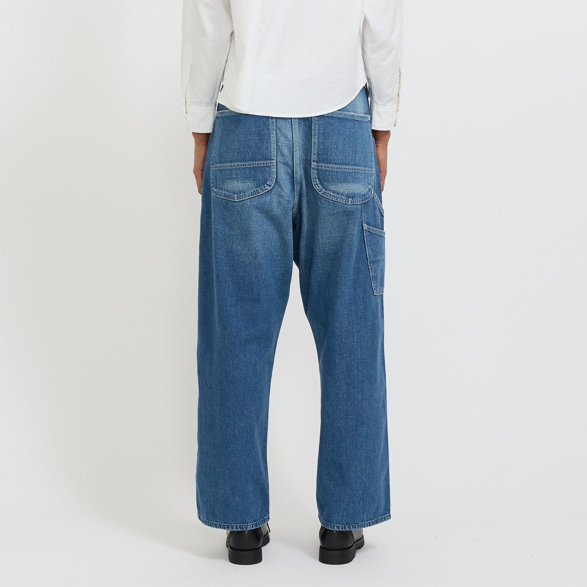 Wide Fit 30's Painter Pants Denim Used Womens