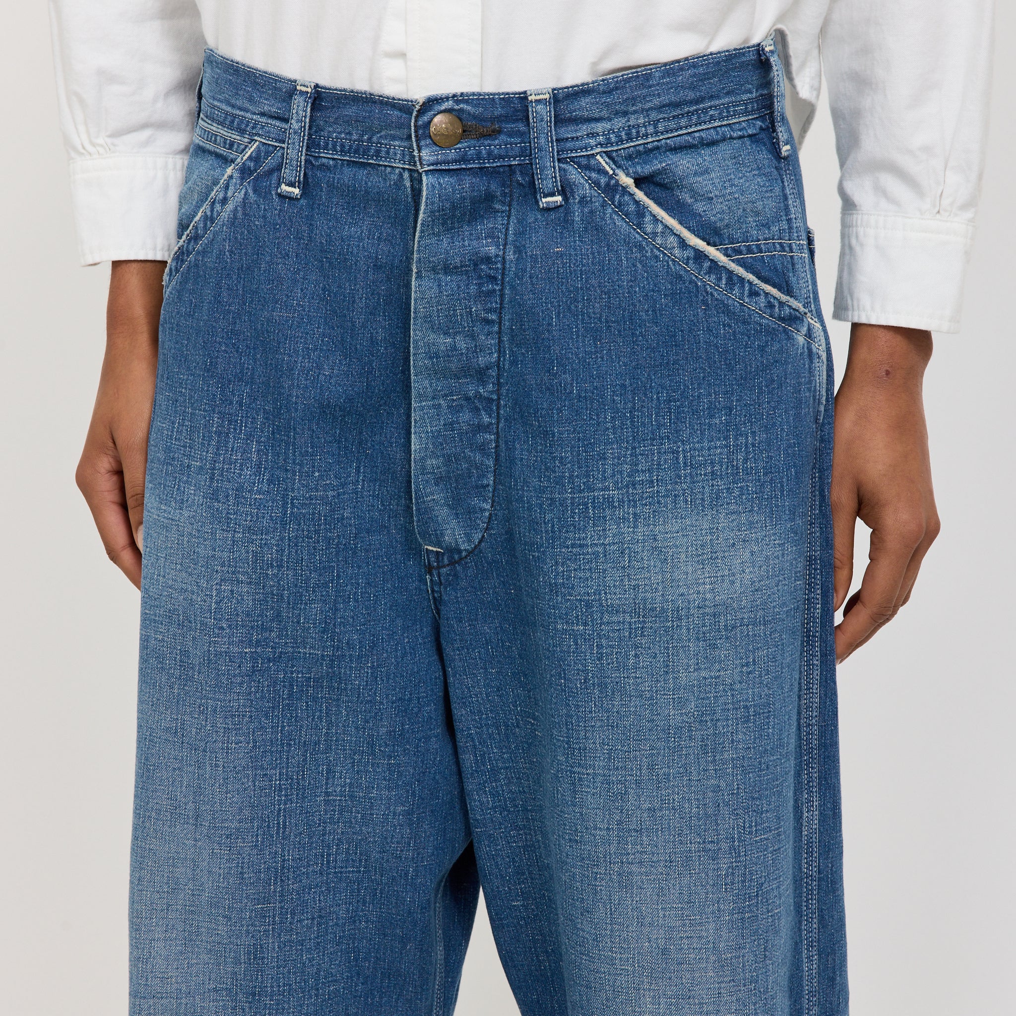 Wide Fit 30's Painter Pants Denim Used Womens