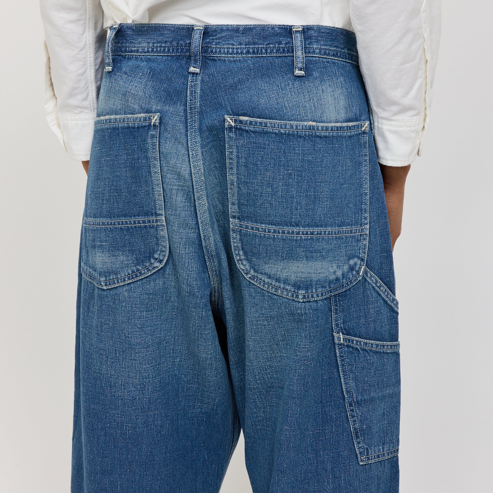 Wide Fit 30's Painter Pants Denim Used Womens