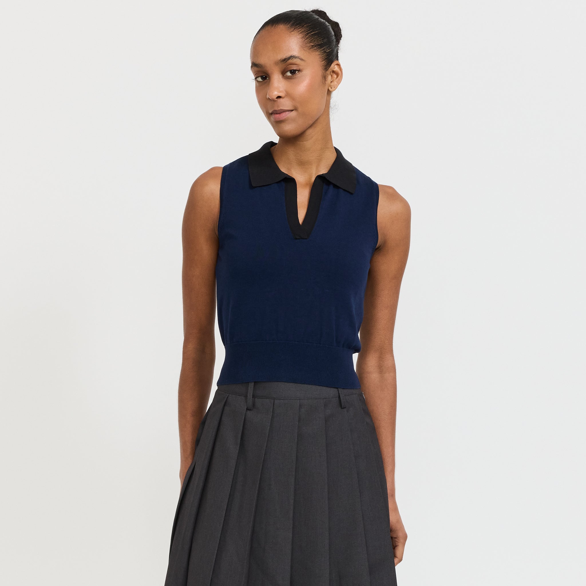 Disco Top Dark Navy