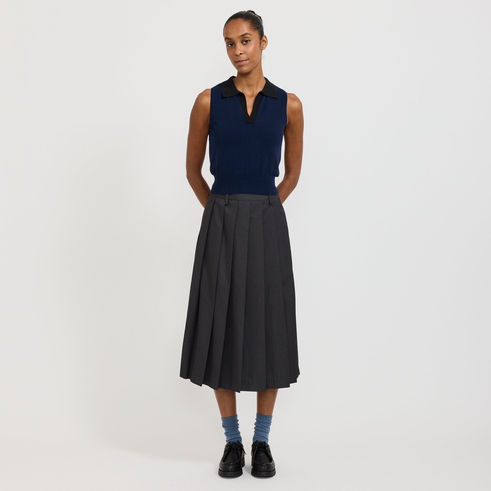 Disco Top Dark Navy