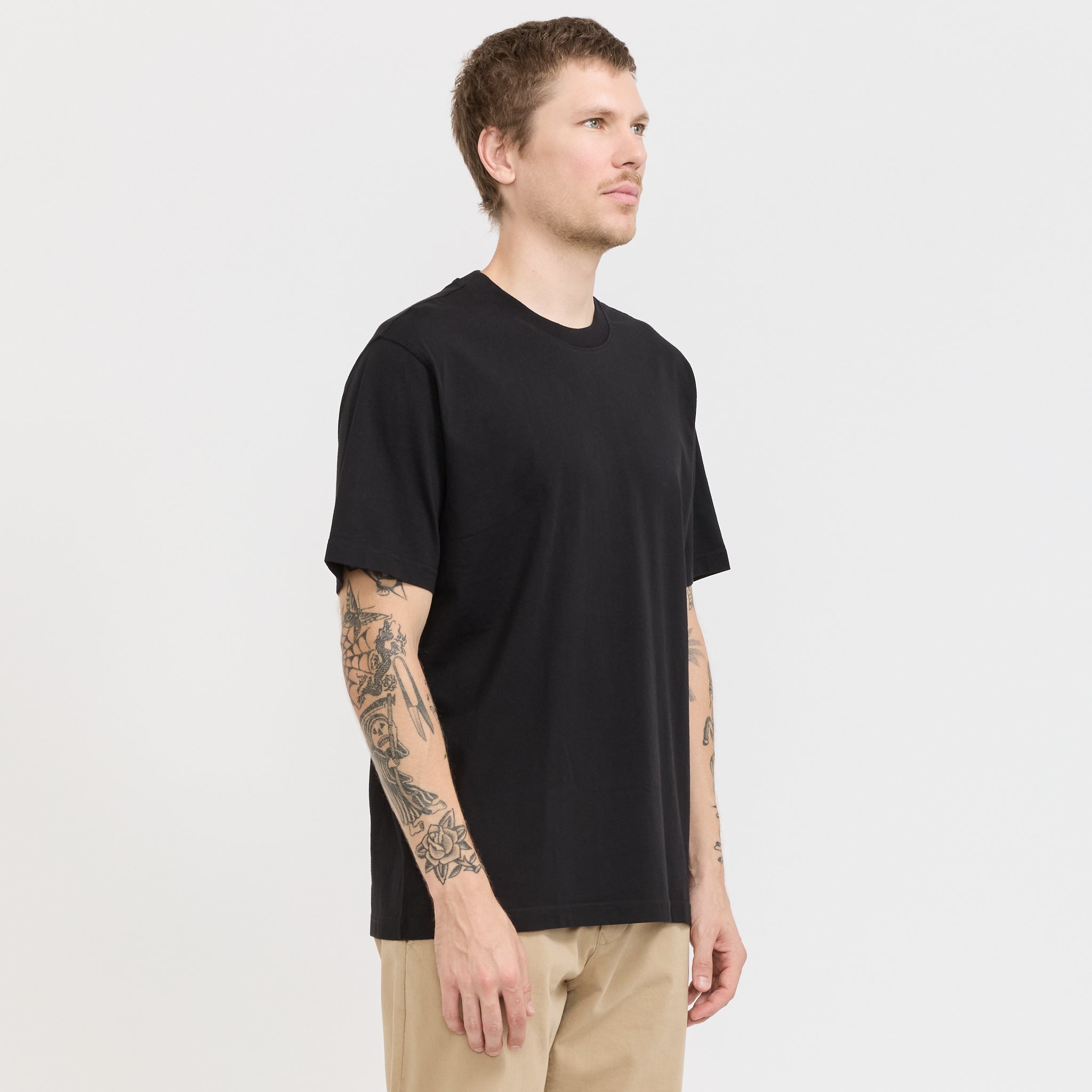 NN07 | Adam T-Shirt Black | Maplestore