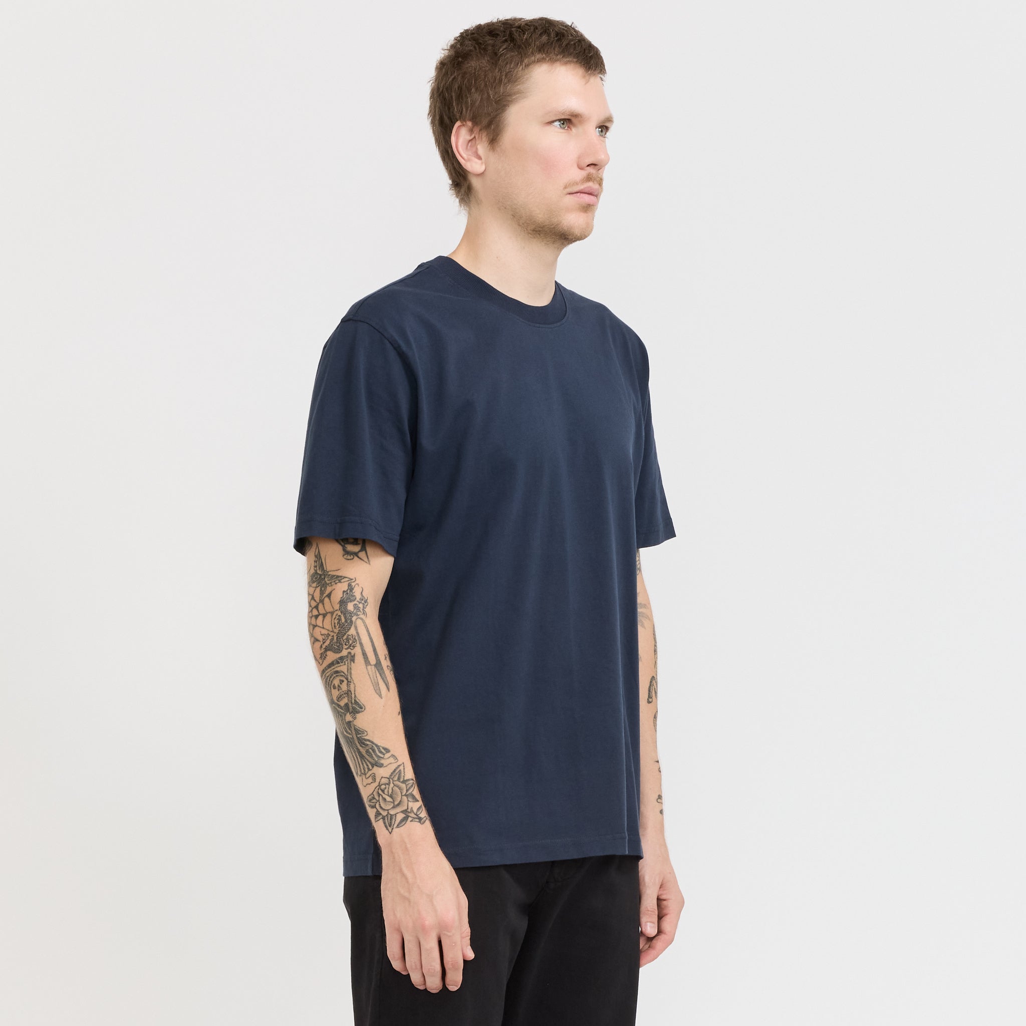 NN07 | Adam T-Shirt Navy Blue | Maplestore