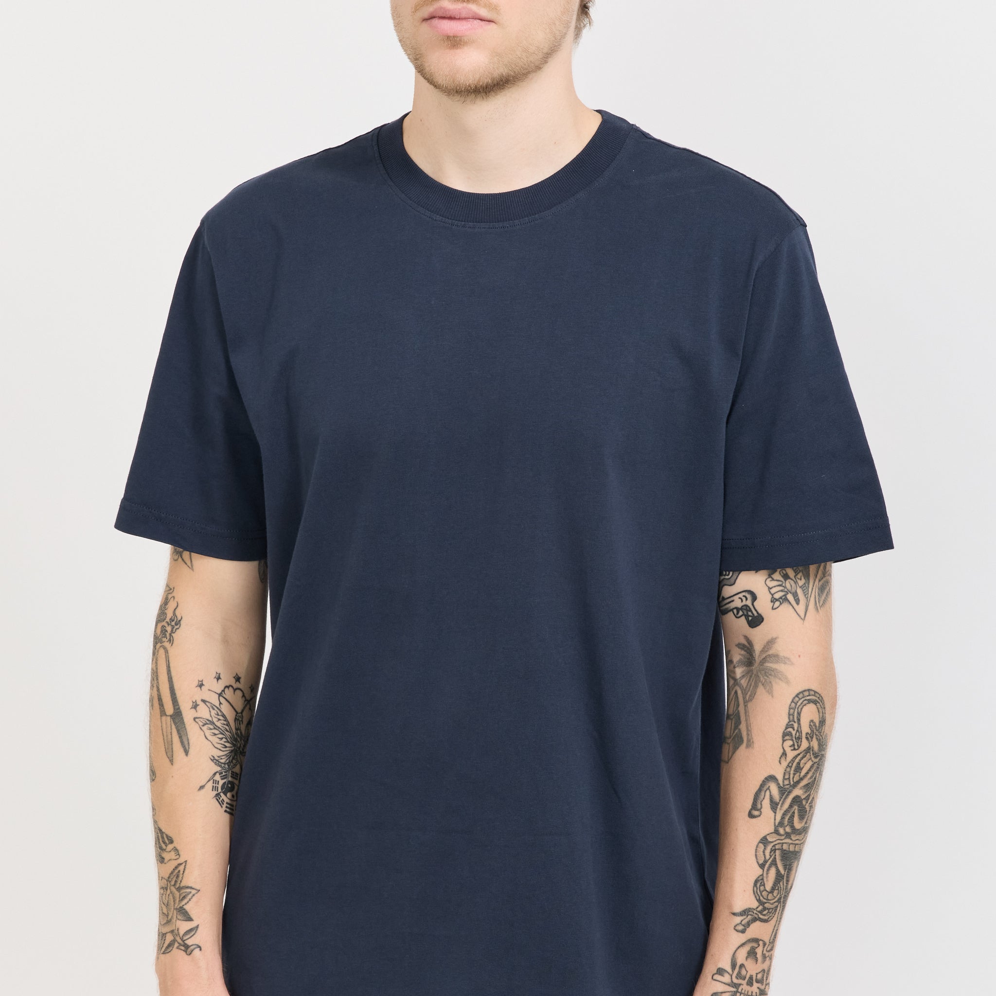 NN07 | Adam T-Shirt Navy Blue | Maplestore