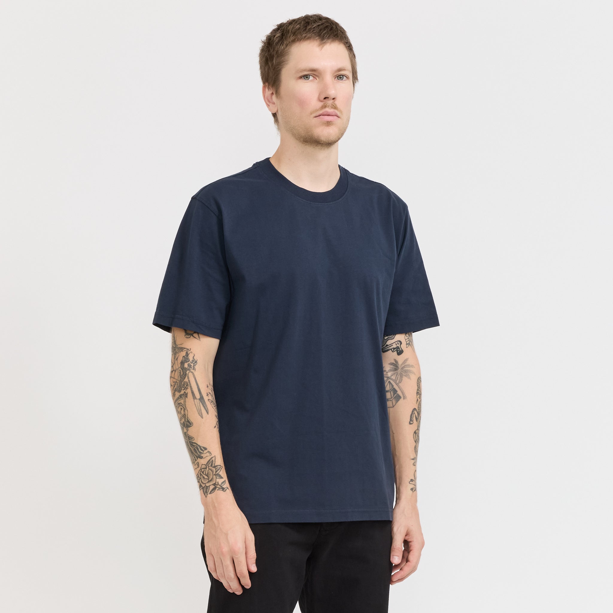 NN07 | Adam T-Shirt Navy Blue | Maplestore