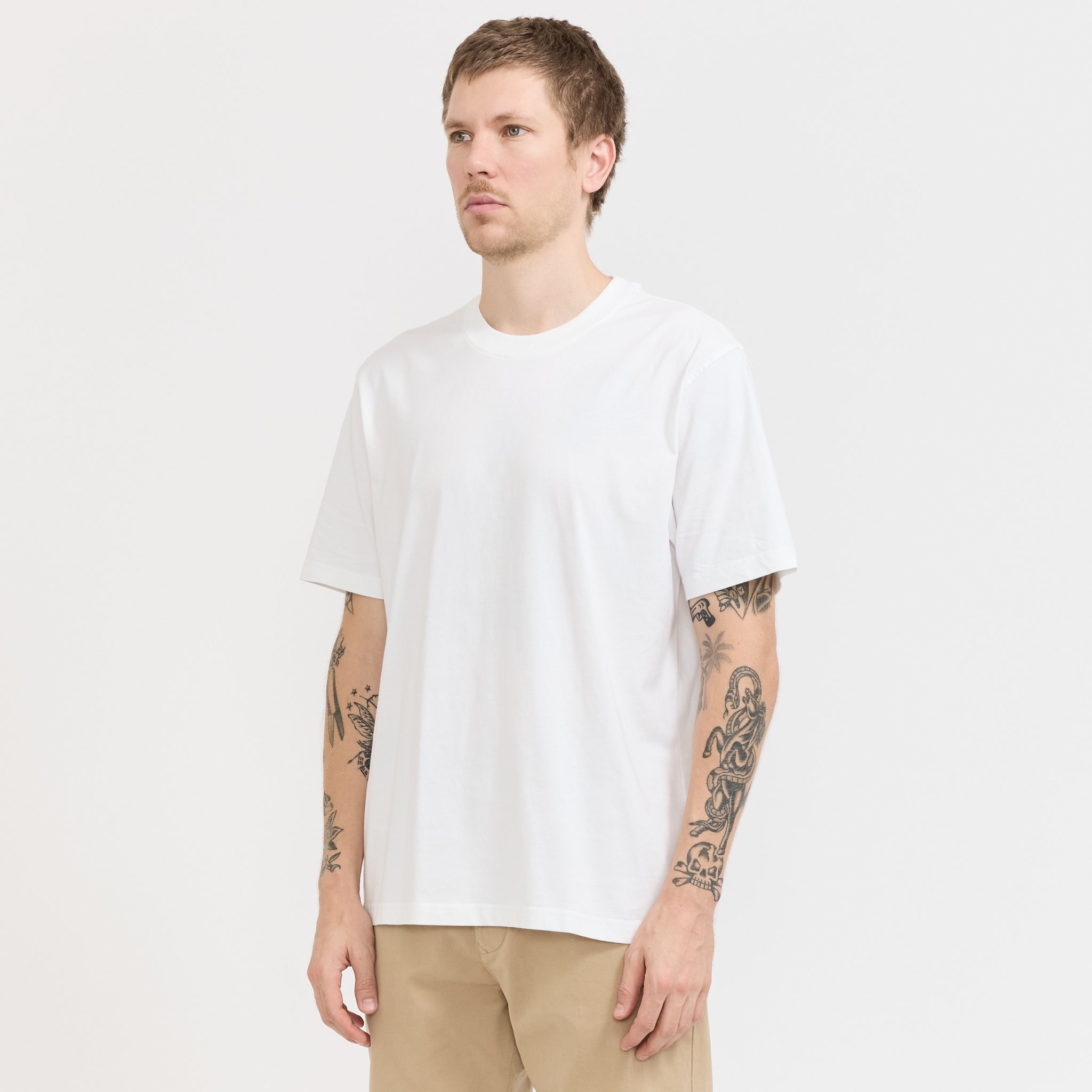 NN07 | Adam T-Shirt White | Maplestore