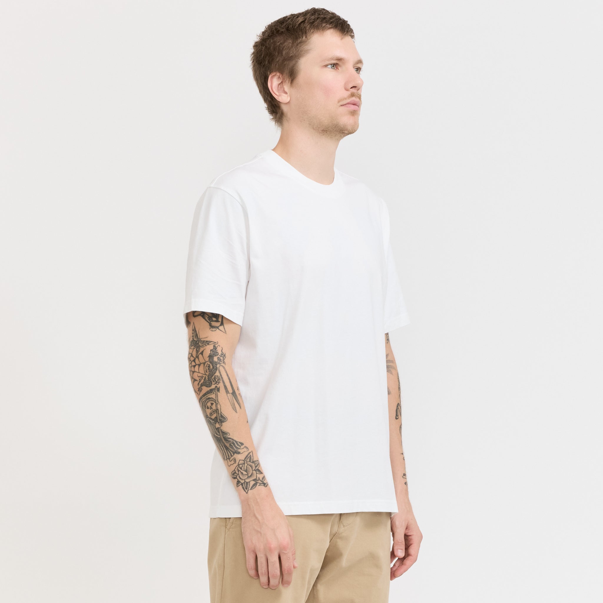 NN07 | Adam T-Shirt White | Maplestore