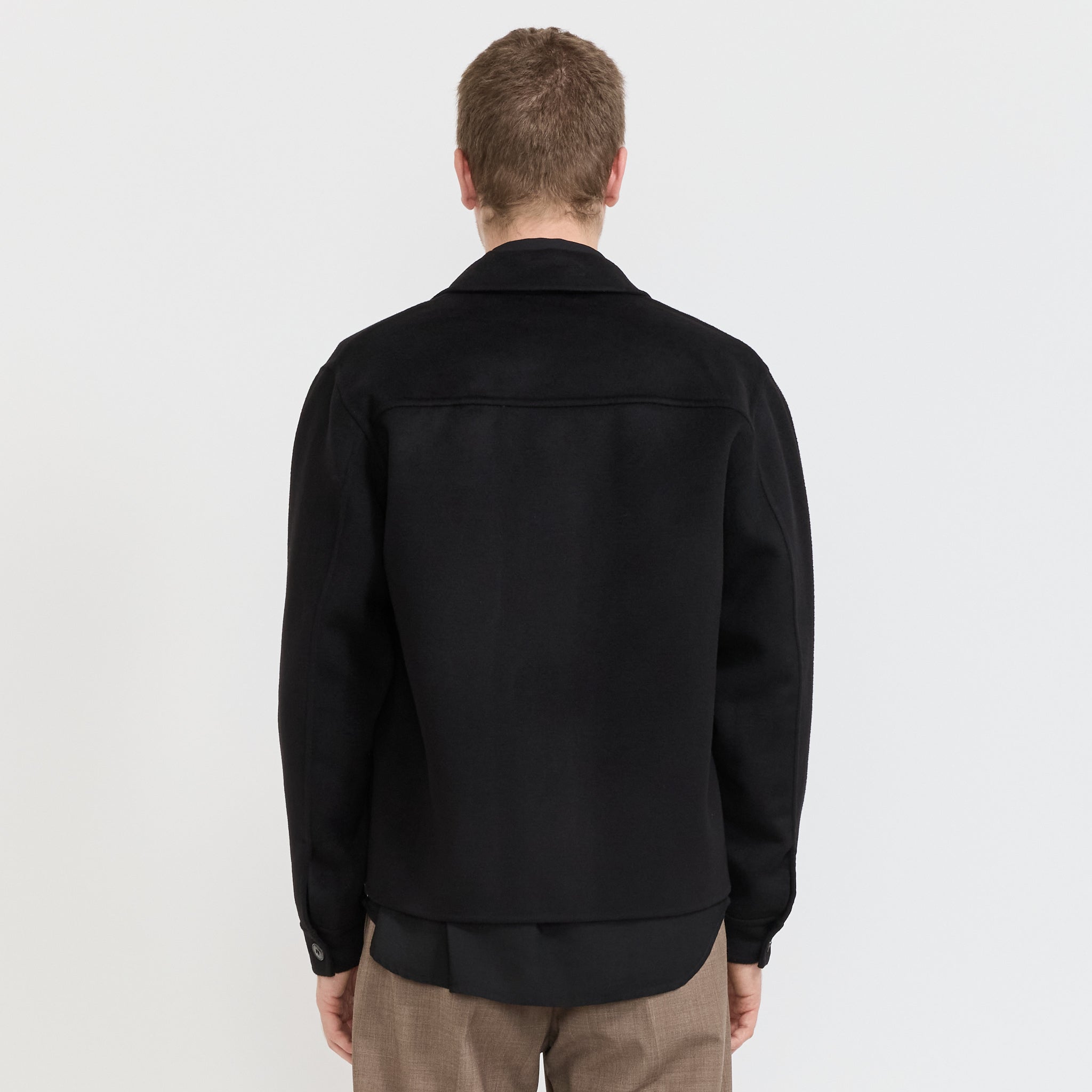 NN07 | Alban Brushed Jacket Black | Maplestore