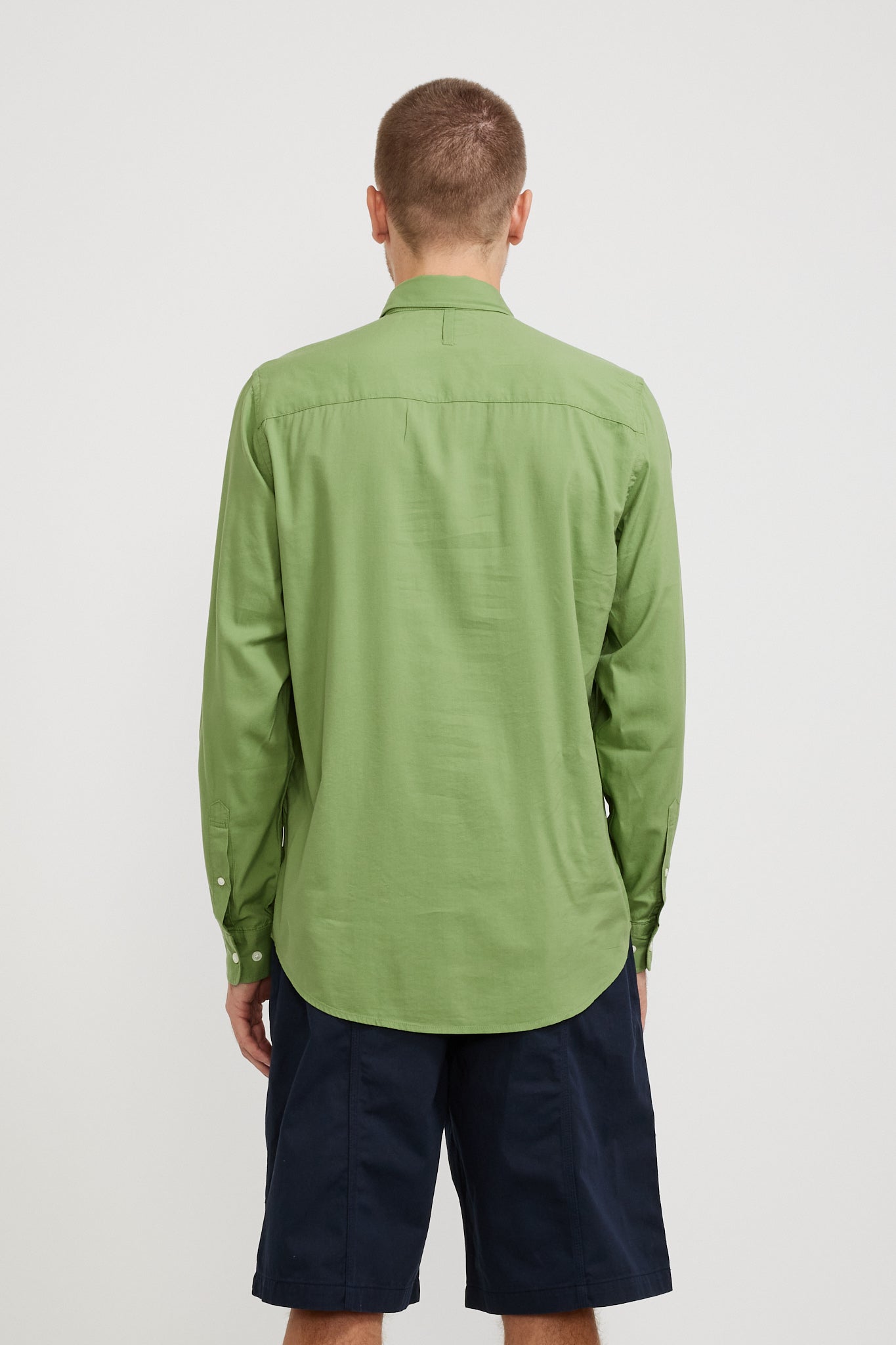 NN07 | Arne BD 5655 Twill Shirt Kale | Maplestore