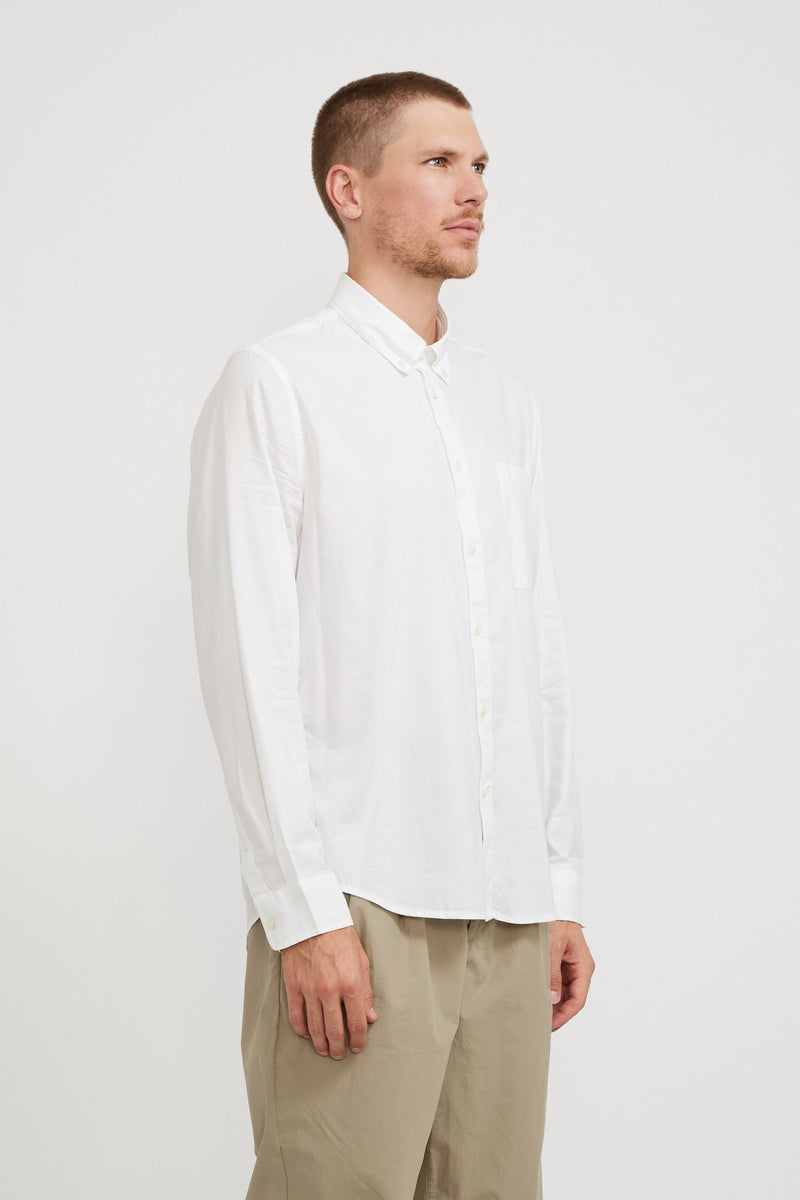 NN07 Arne BD 5655 Twill Shirt White | Maplestore